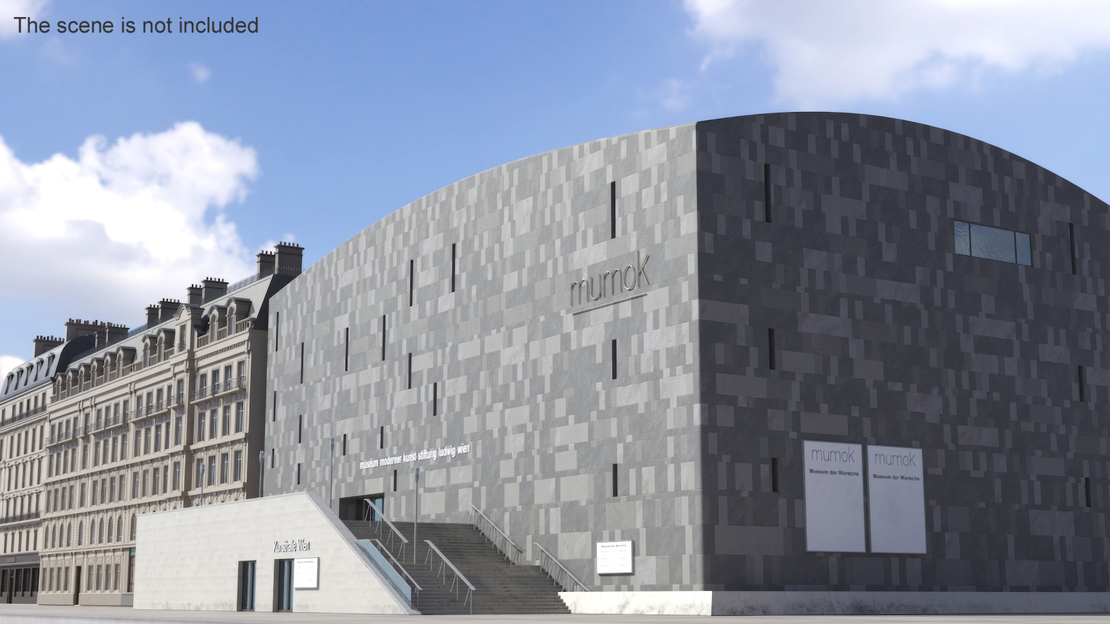 3D MUMOK Museum Building