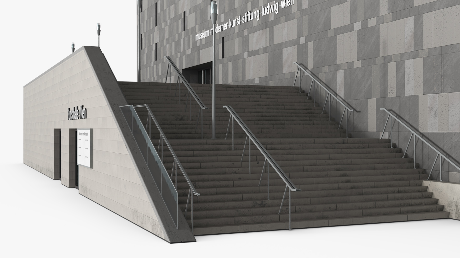 3D MUMOK Museum Building