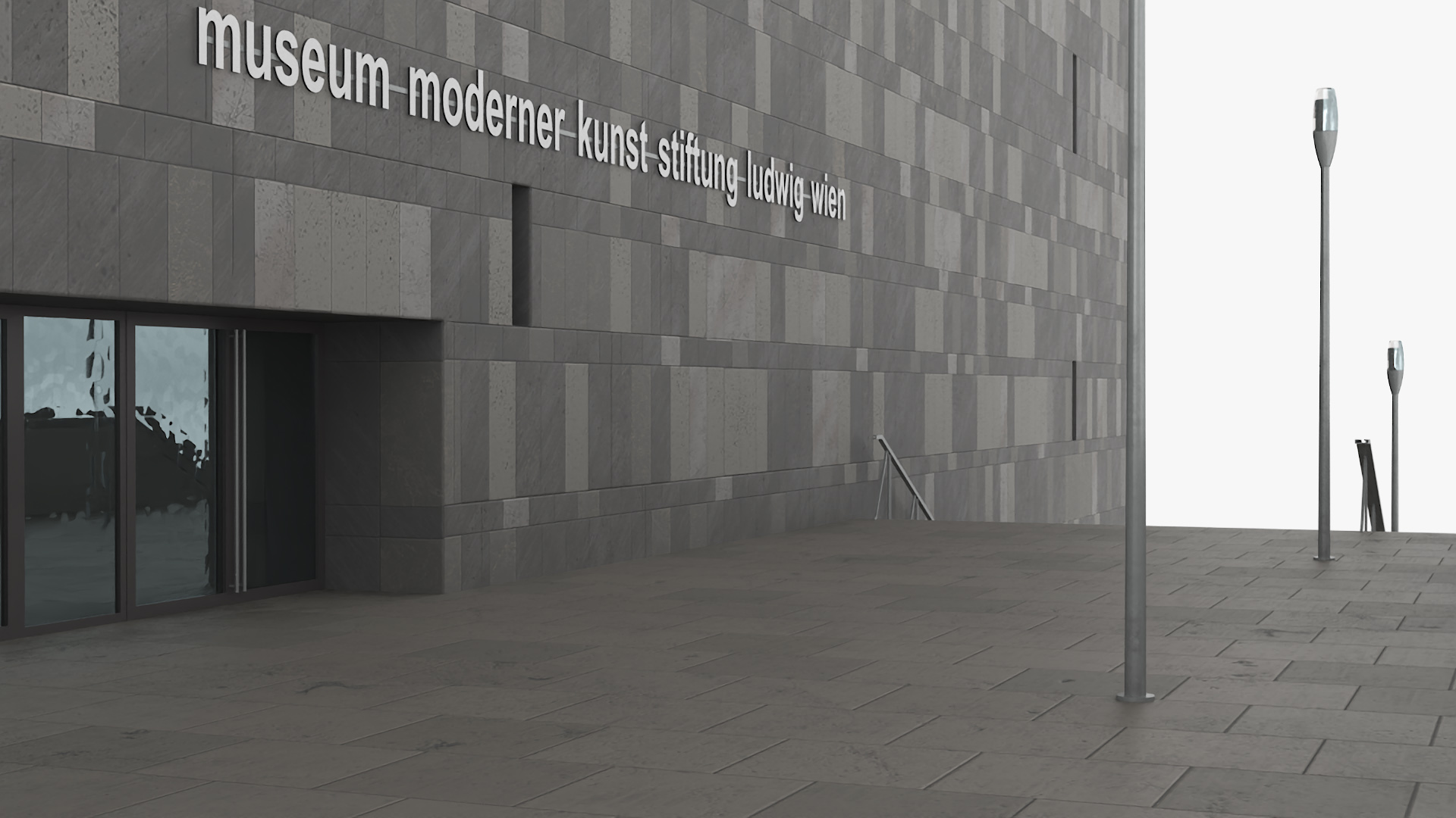 3D MUMOK Museum Building