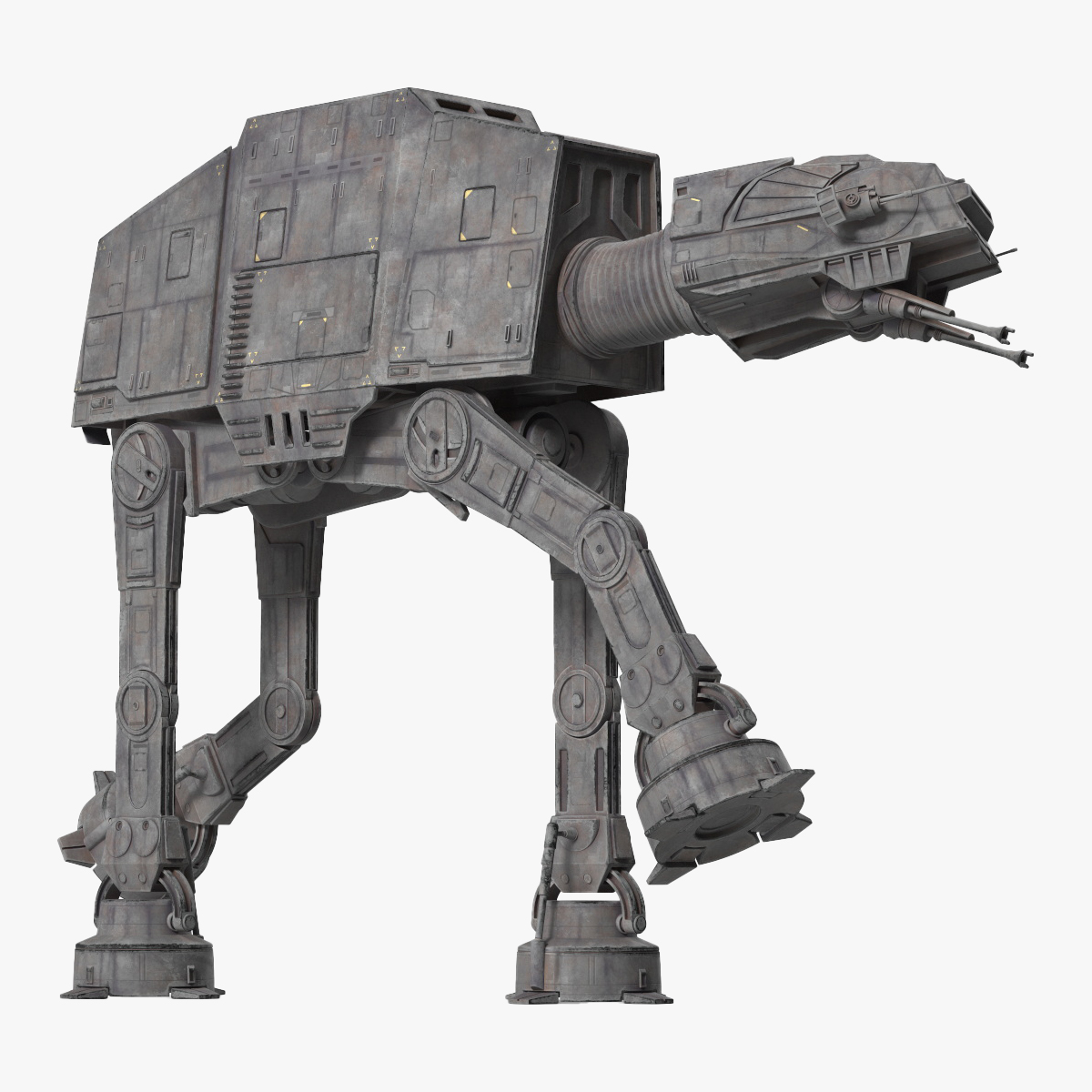 3D Star Wars AT AT Dark Rigged for Maya