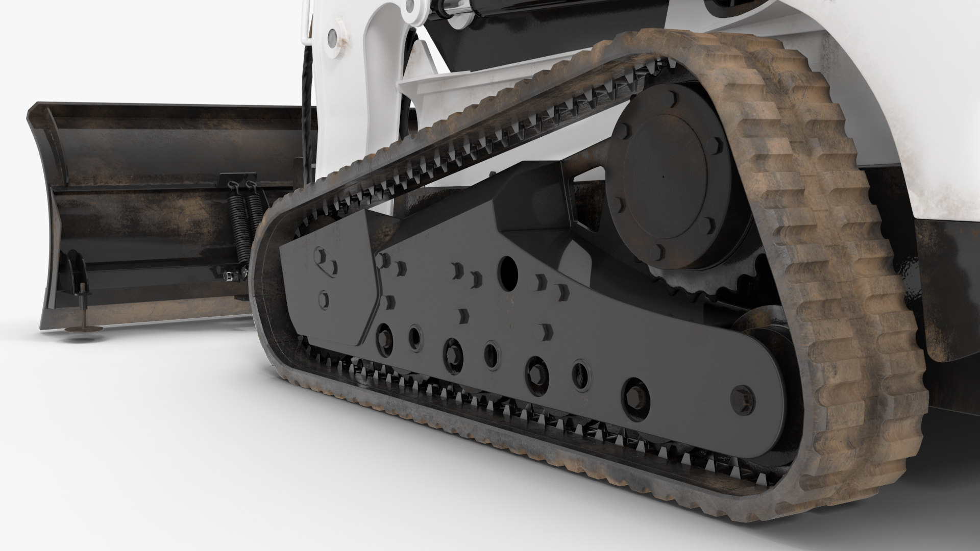 3D Compact Track Loader Rigged for Cinema 4D