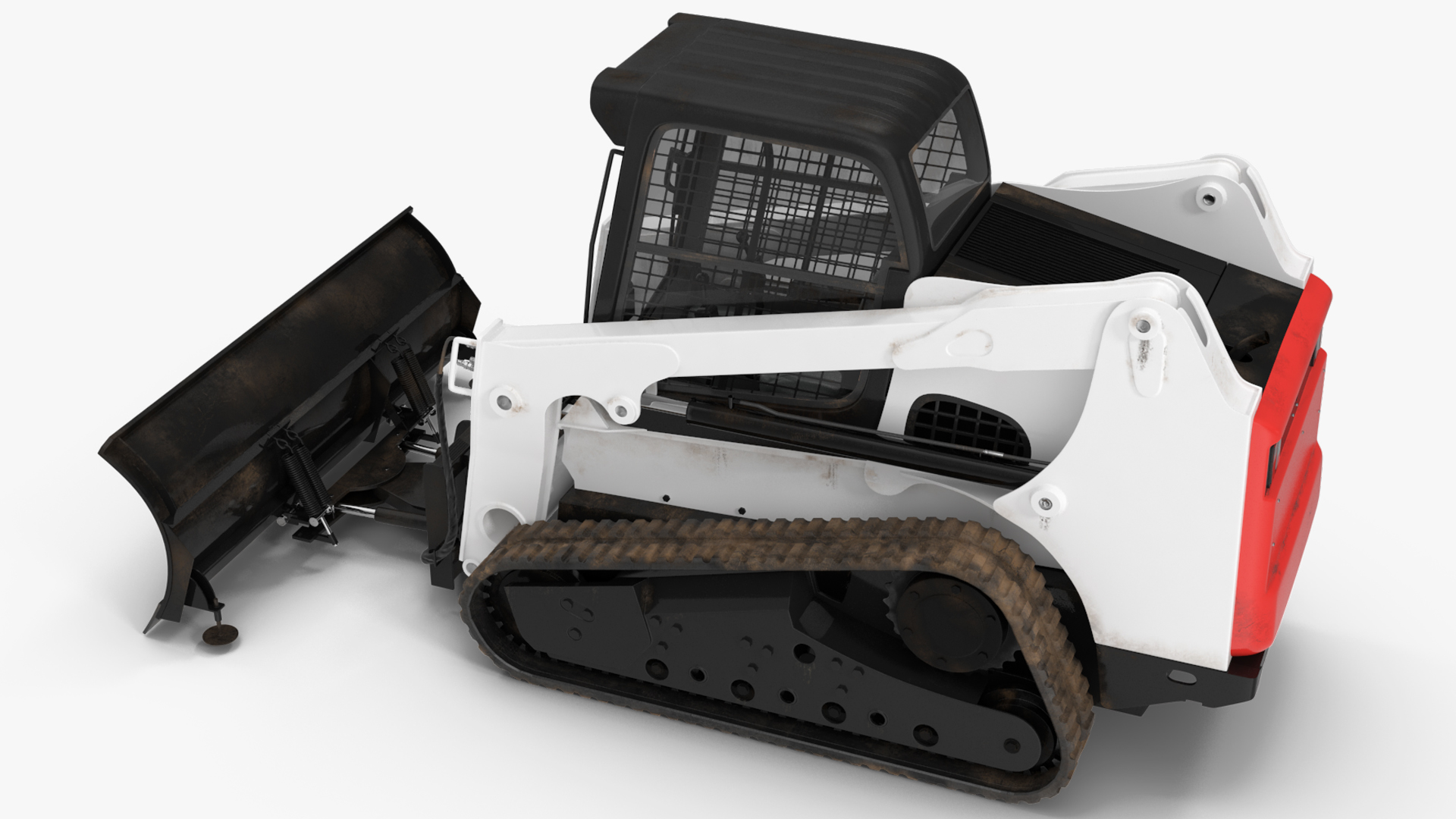 3D Compact Track Loader Rigged for Cinema 4D