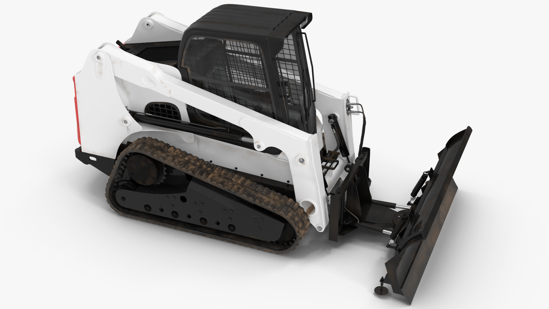 3D Compact Track Loader Rigged for Cinema 4D