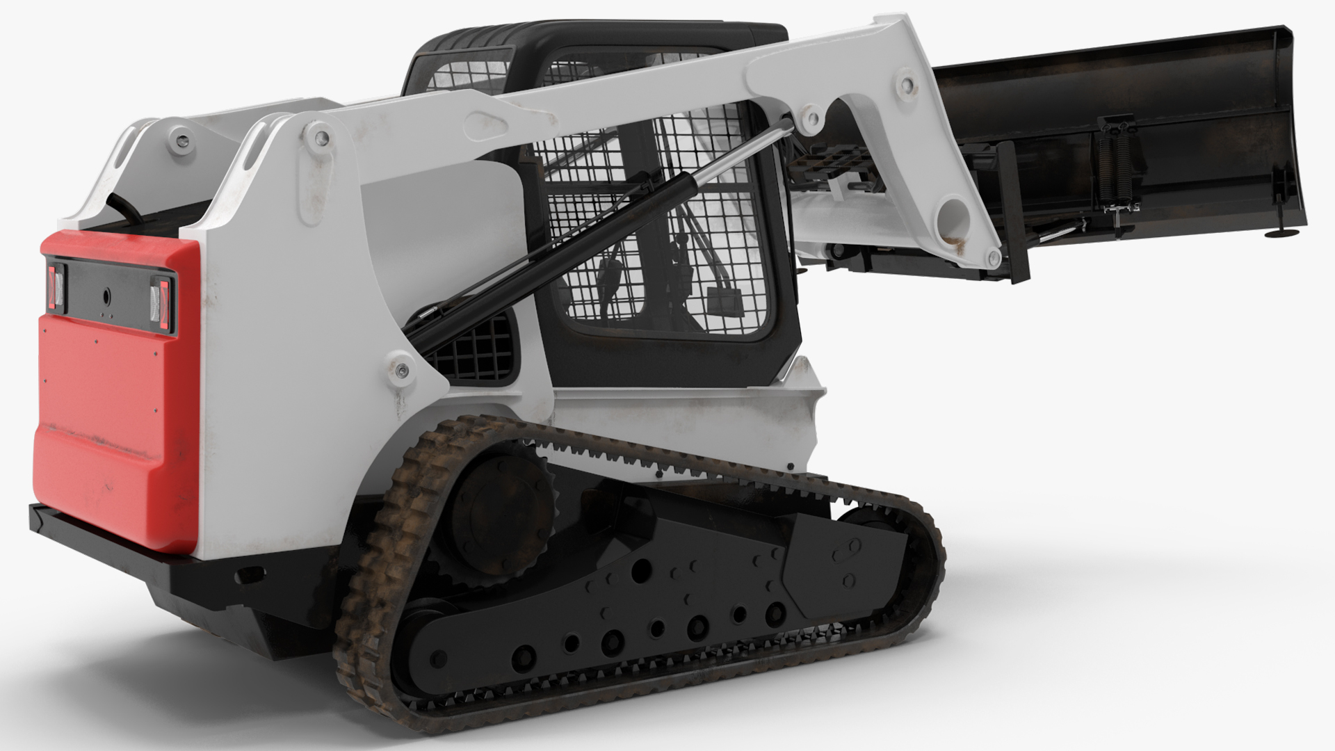 3D Compact Track Loader Rigged for Cinema 4D
