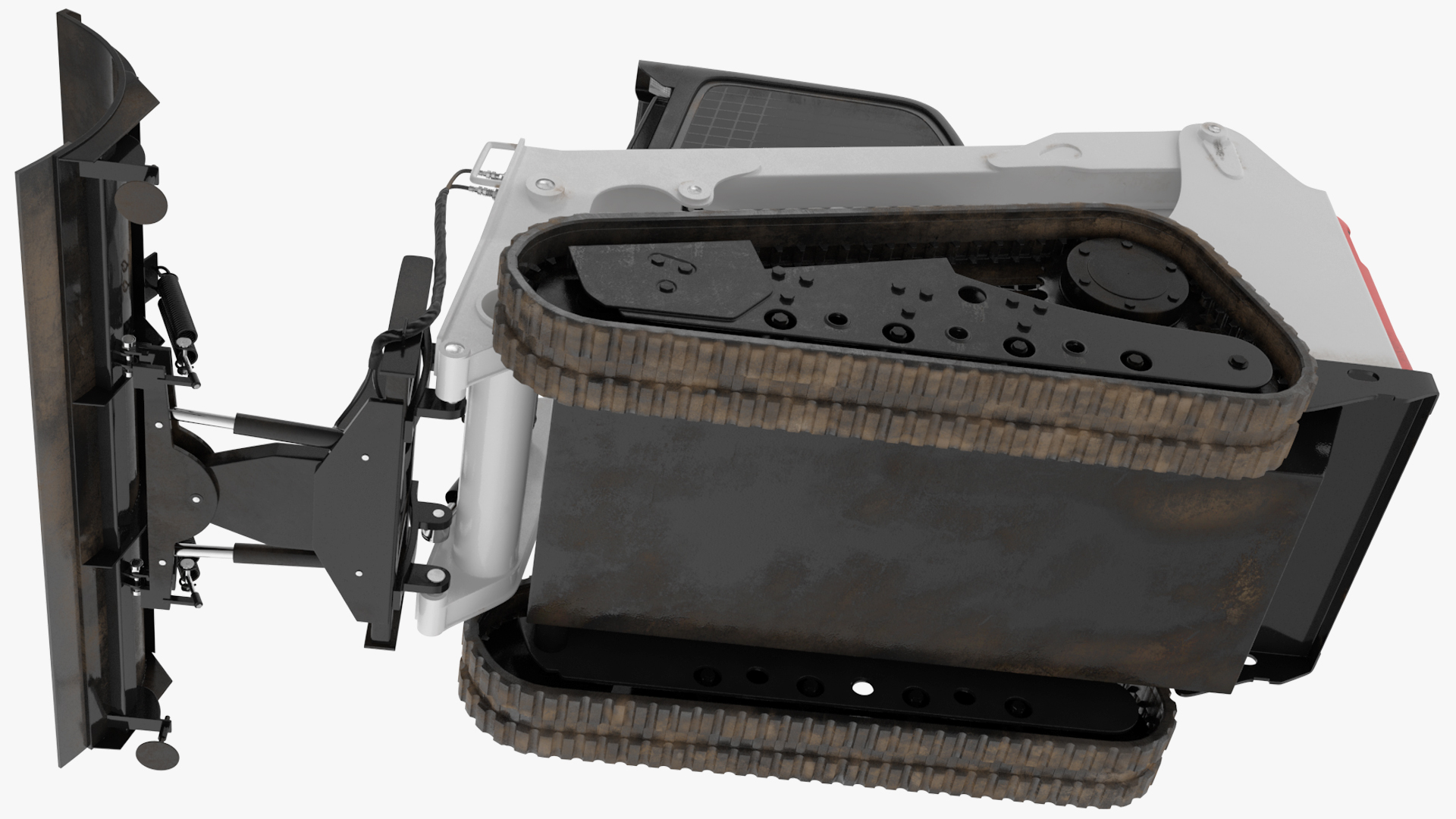 3D Compact Track Loader Rigged for Cinema 4D