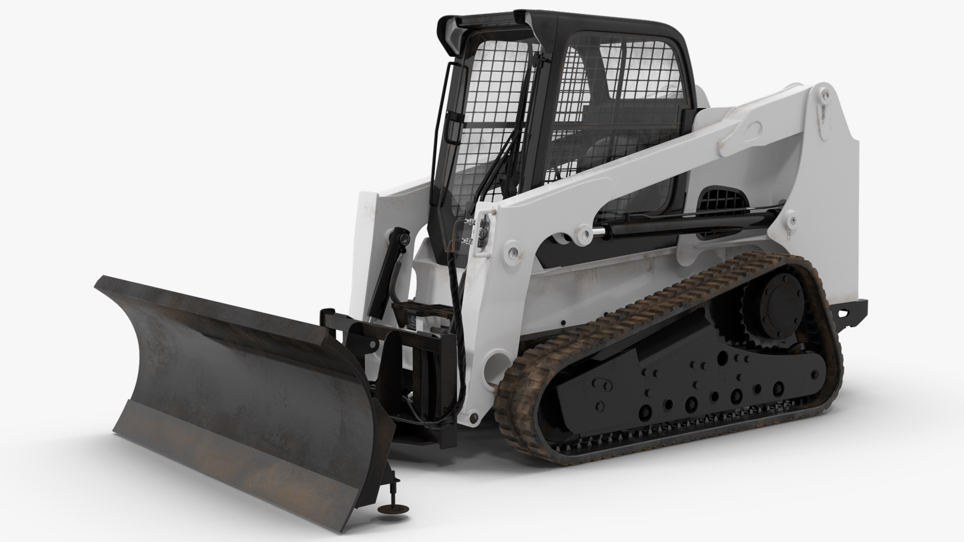 3D Compact Track Loader Rigged for Cinema 4D