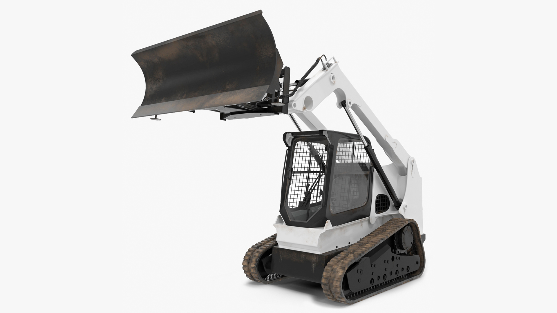 3D Compact Track Loader Rigged for Cinema 4D
