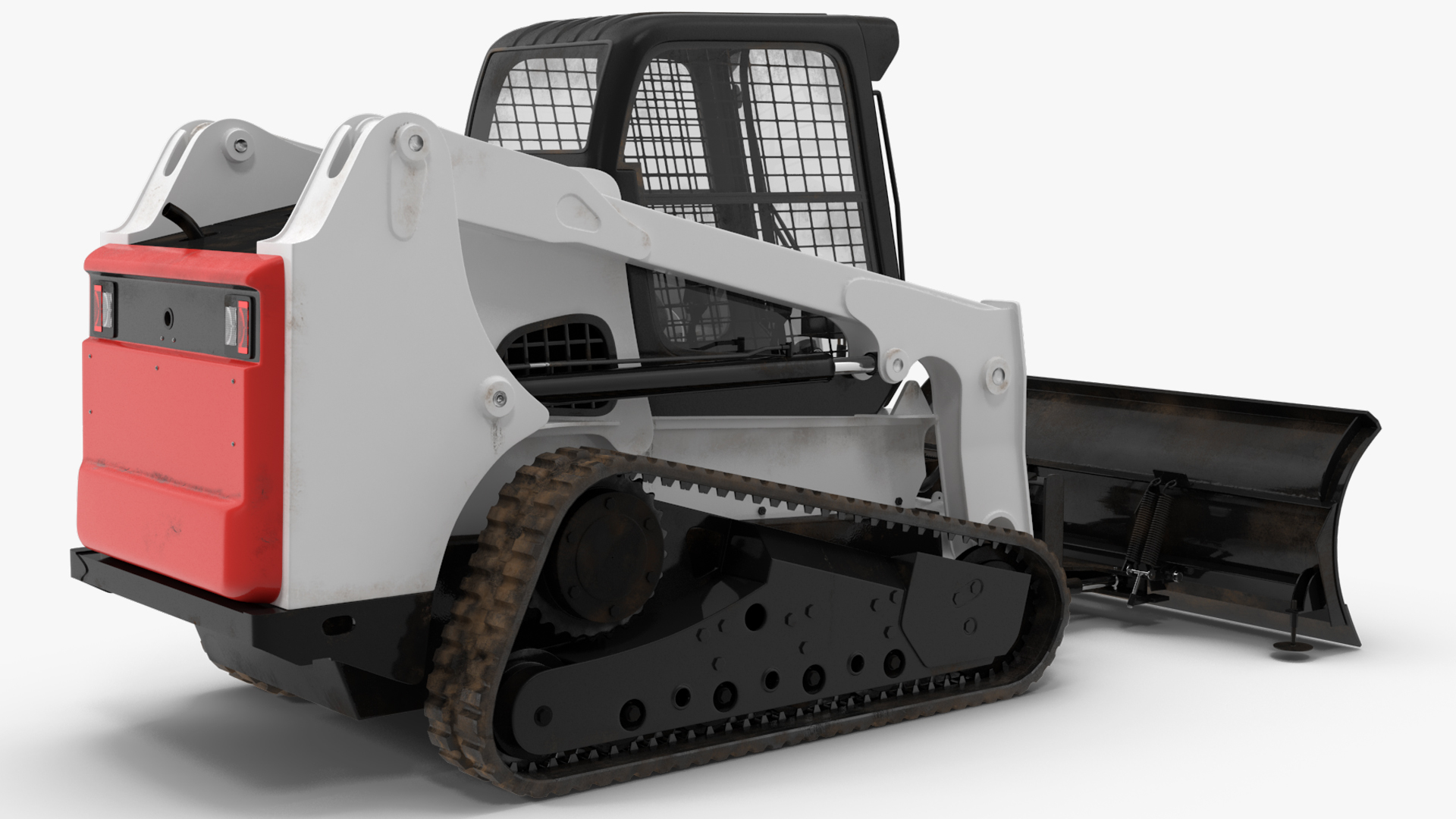 3D Compact Track Loader Rigged for Cinema 4D