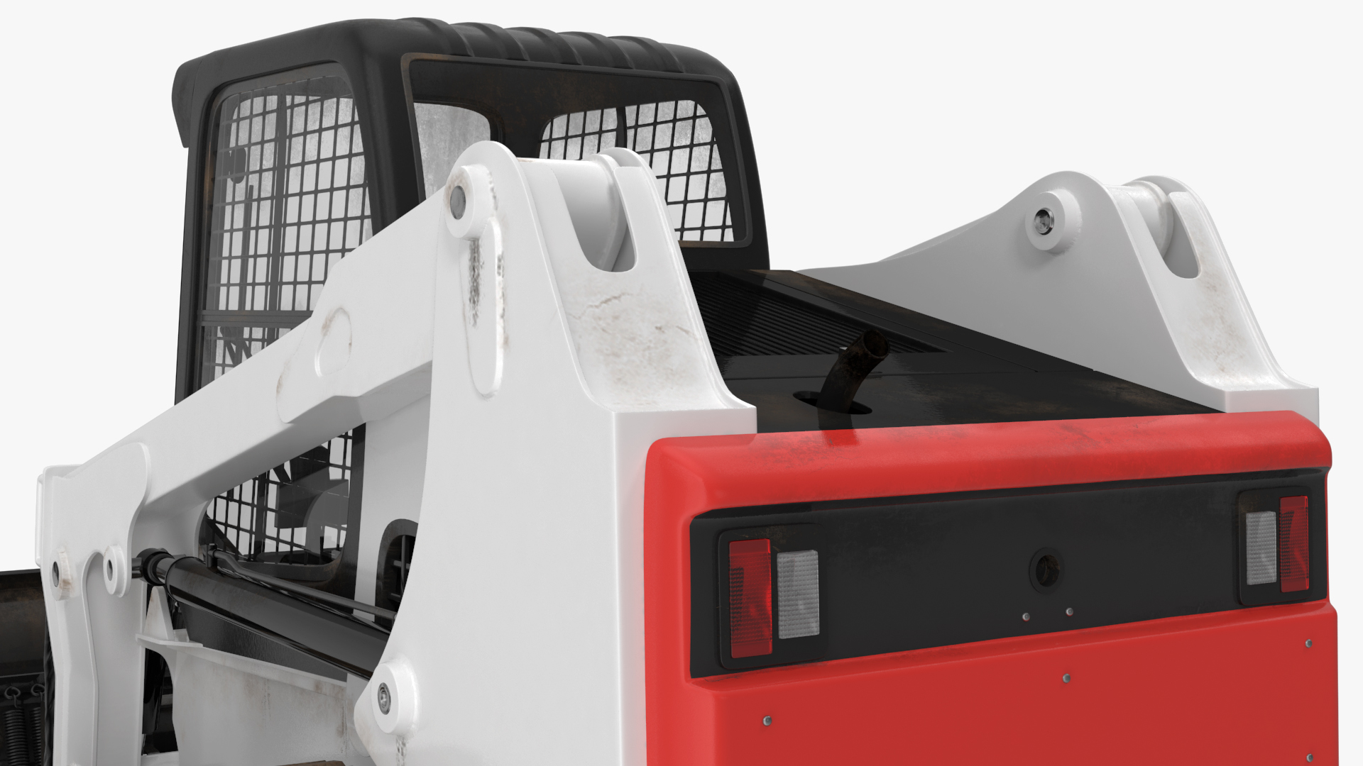 3D Compact Track Loader Rigged for Cinema 4D