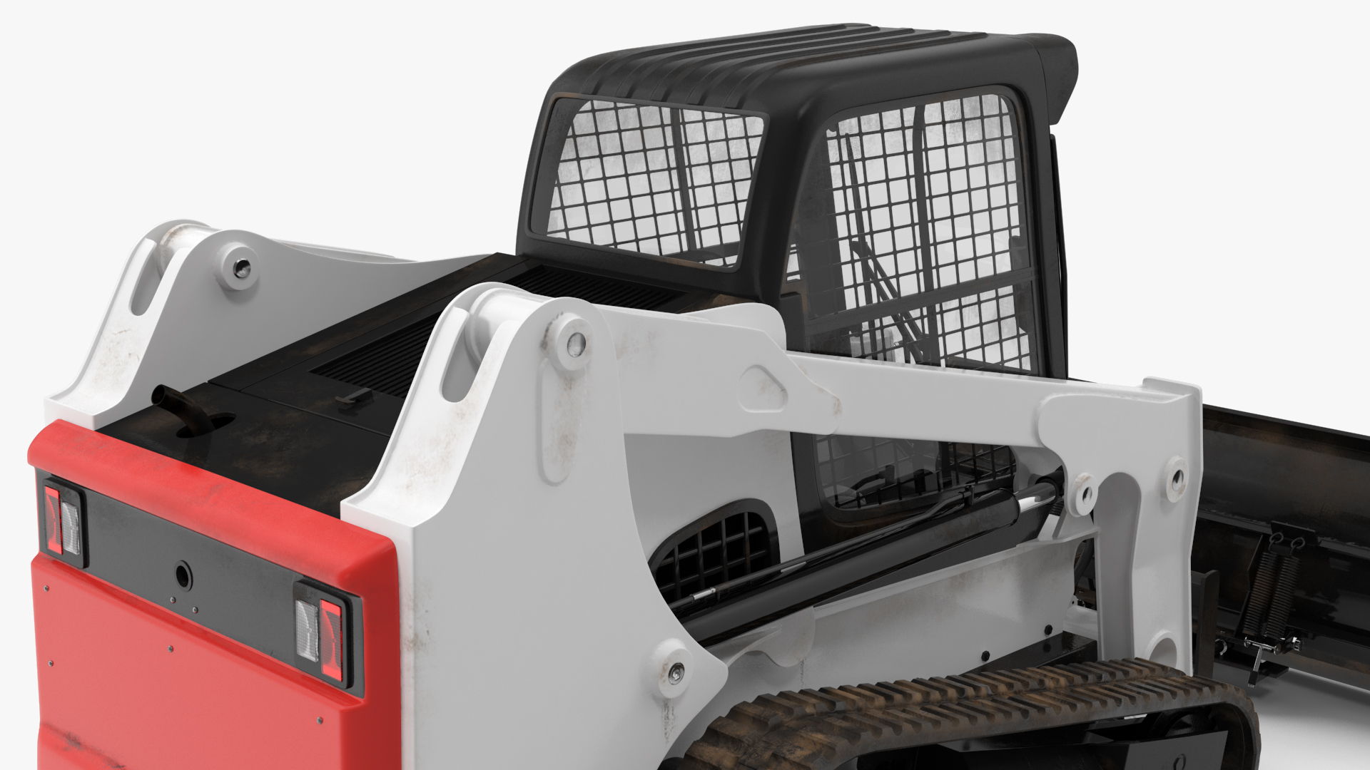 3D Compact Track Loader Rigged for Cinema 4D