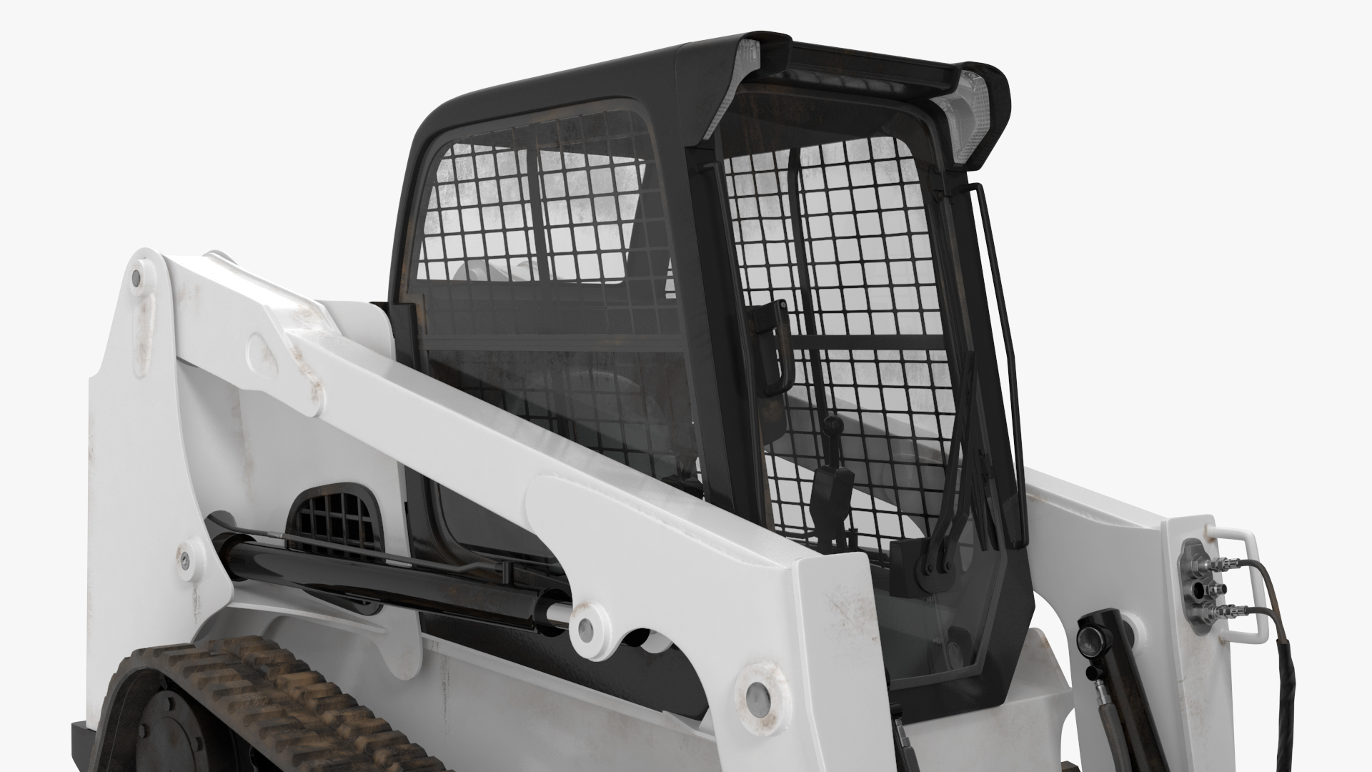 3D Compact Track Loader Rigged for Cinema 4D