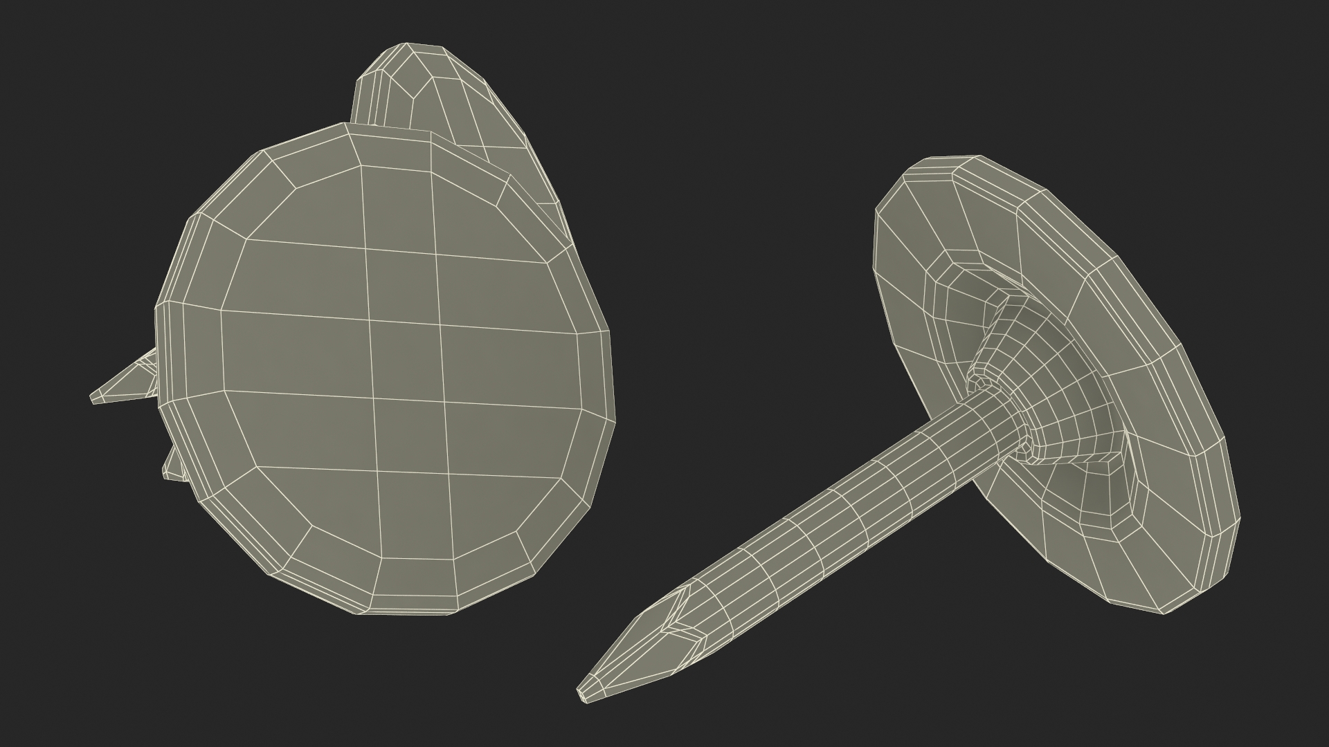 3D model Furniture Nails
