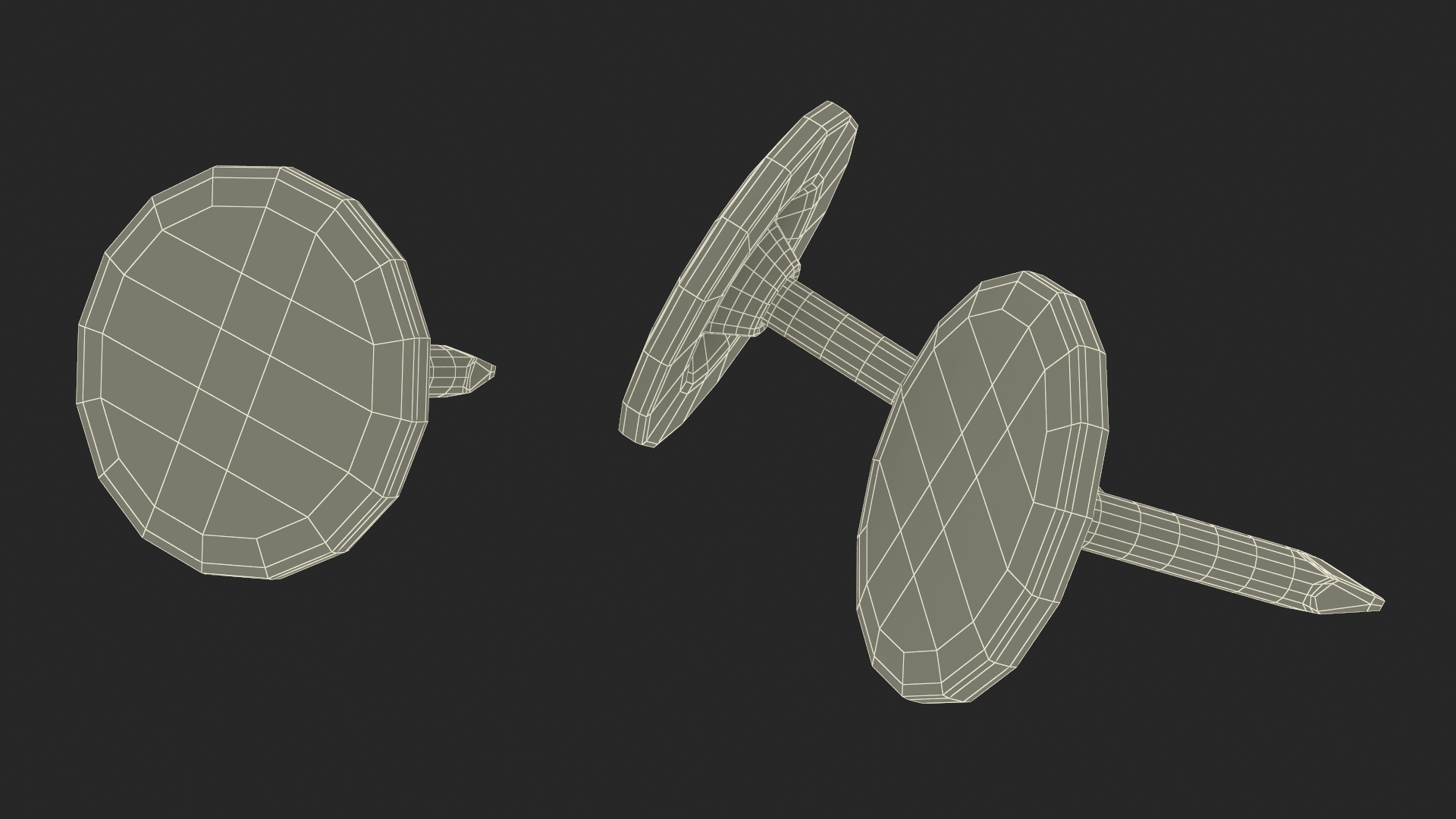 3D model Furniture Nails