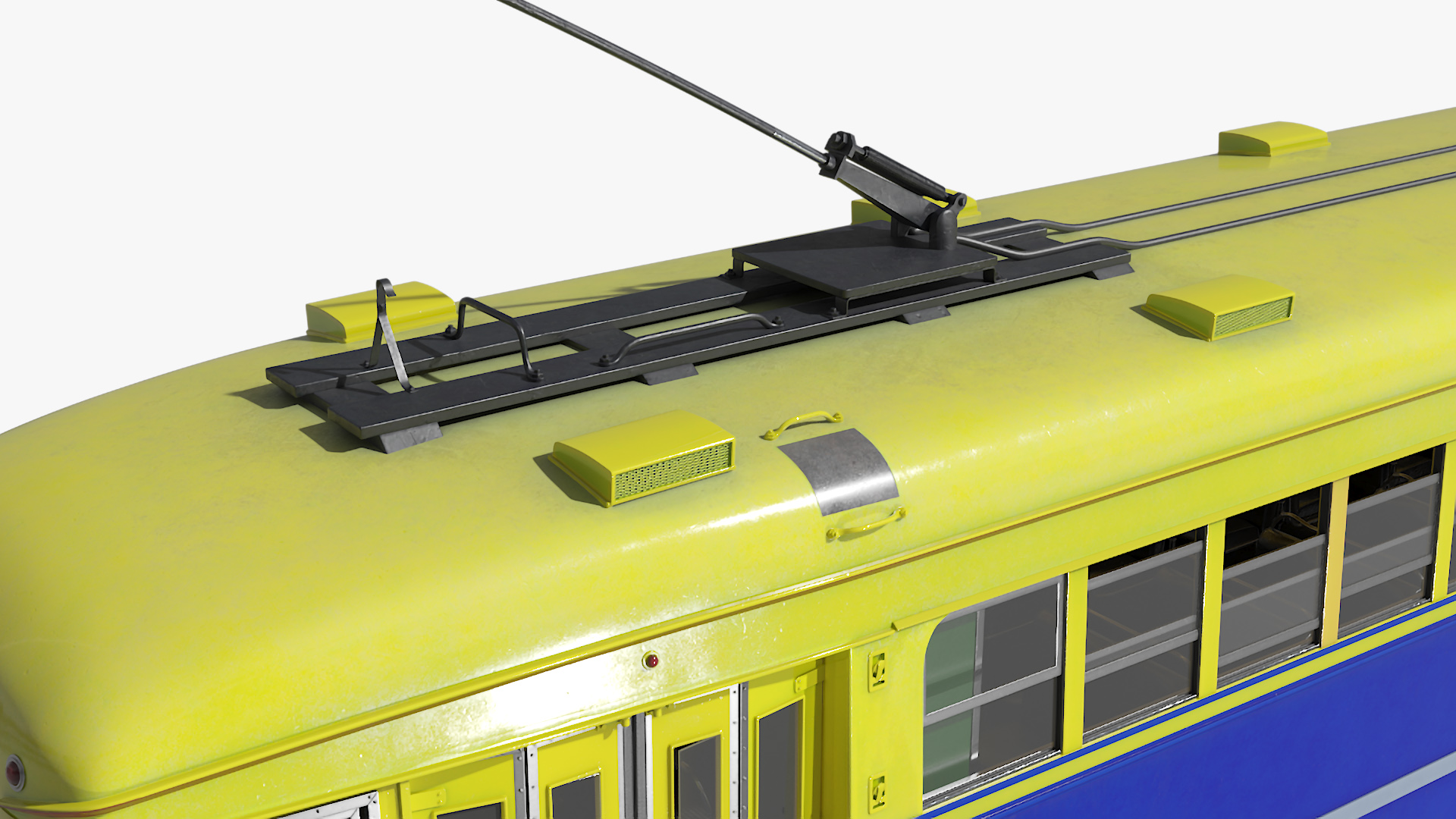 3D model Retro Tram