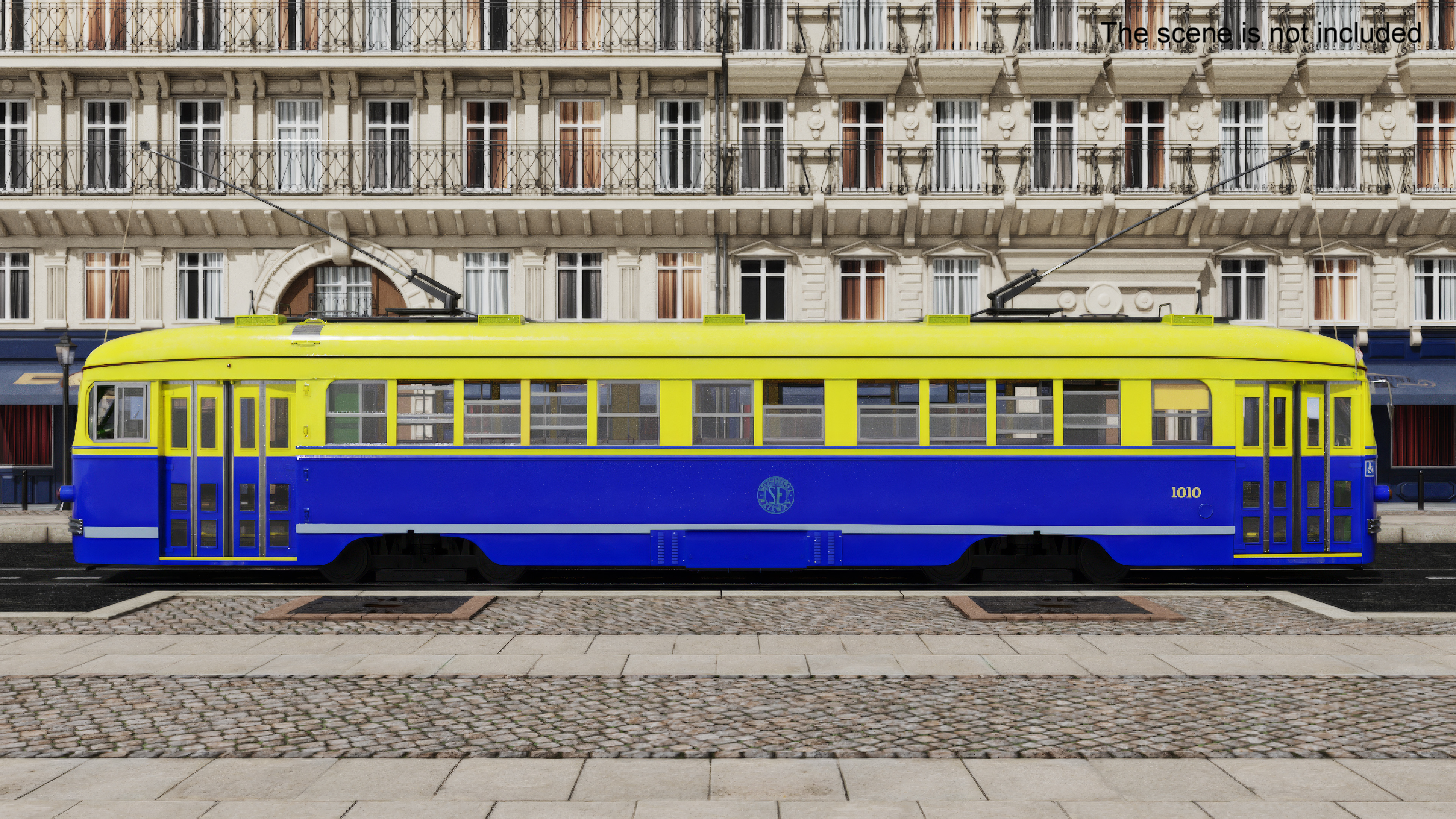 3D model Retro Tram