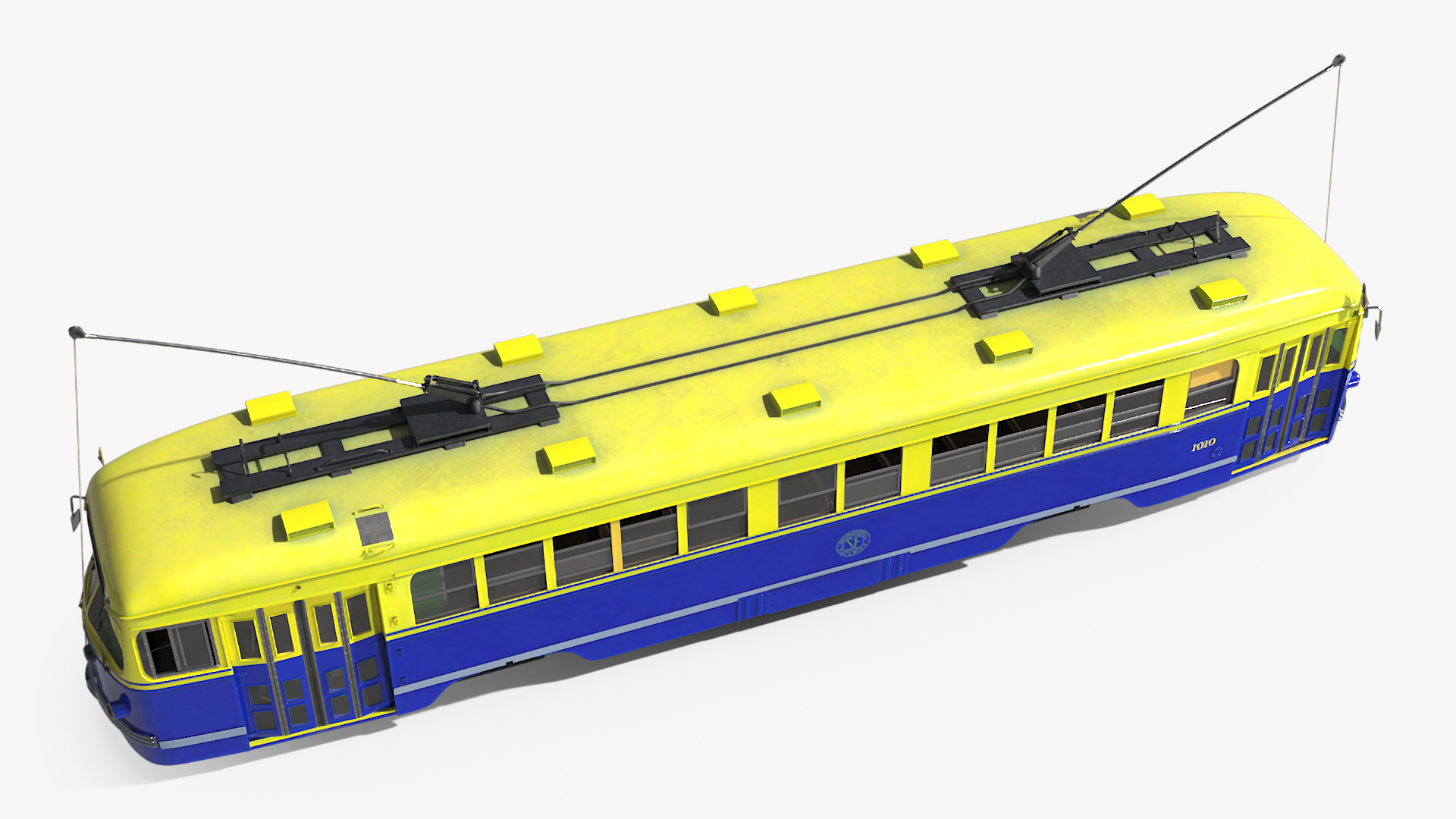 3D model Retro Tram