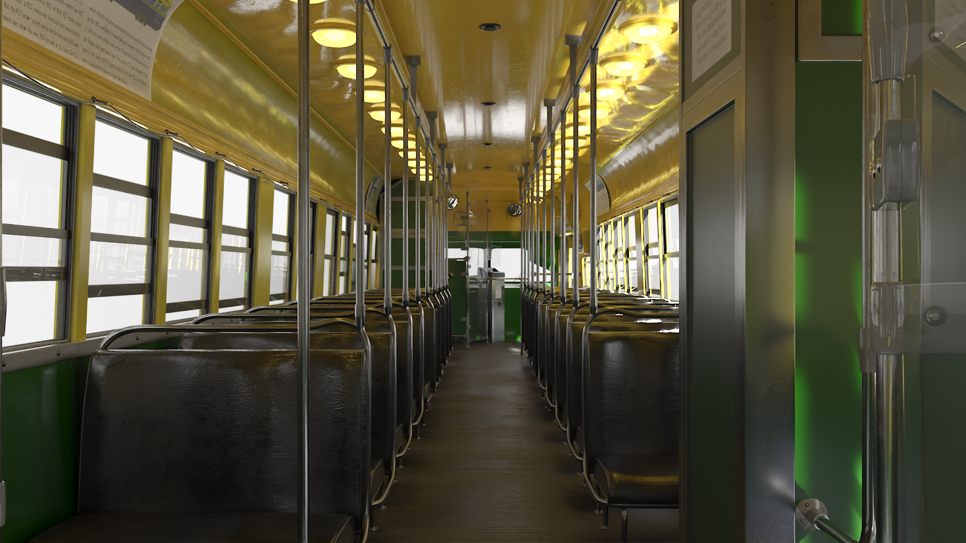 3D model Retro Tram
