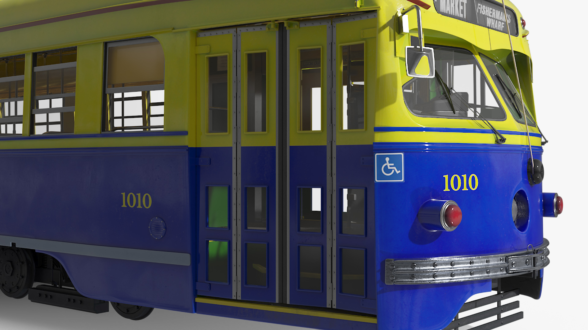 3D model Retro Tram