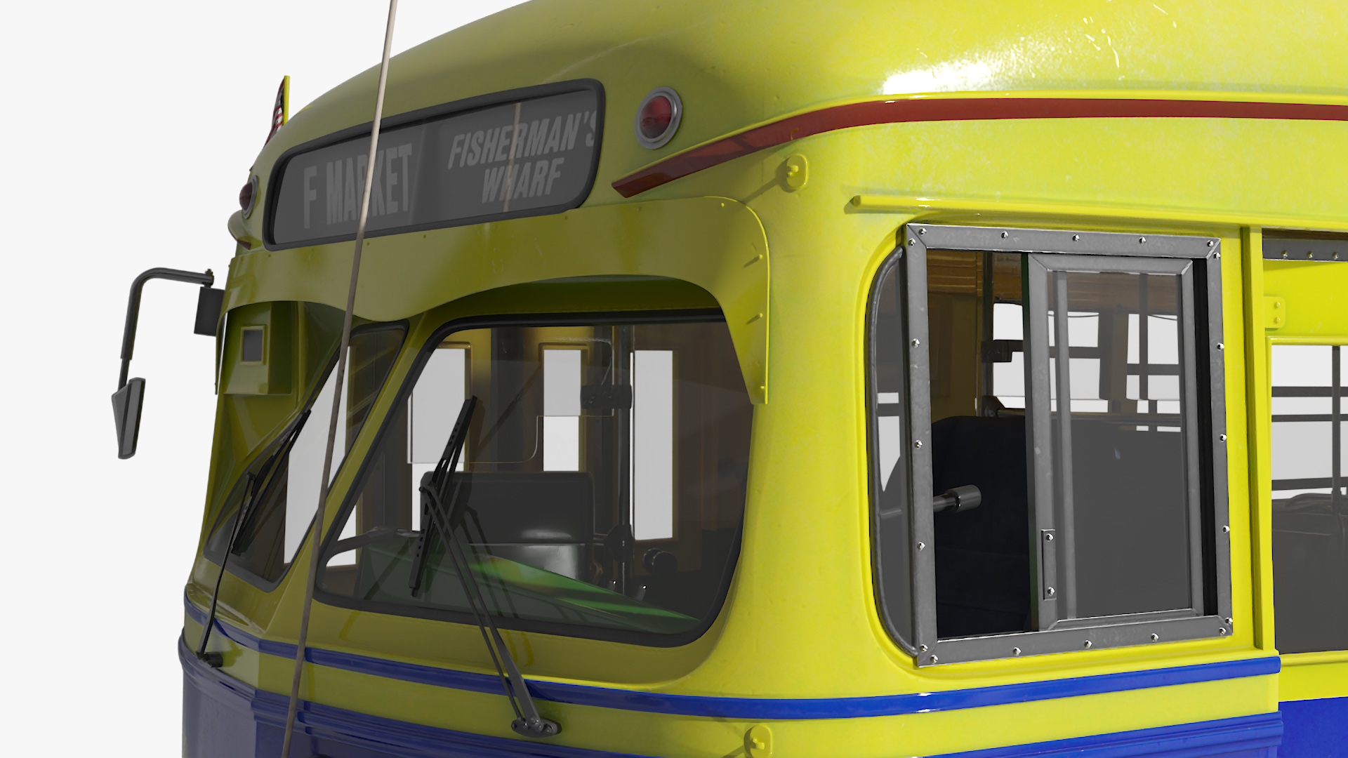 3D model Retro Tram