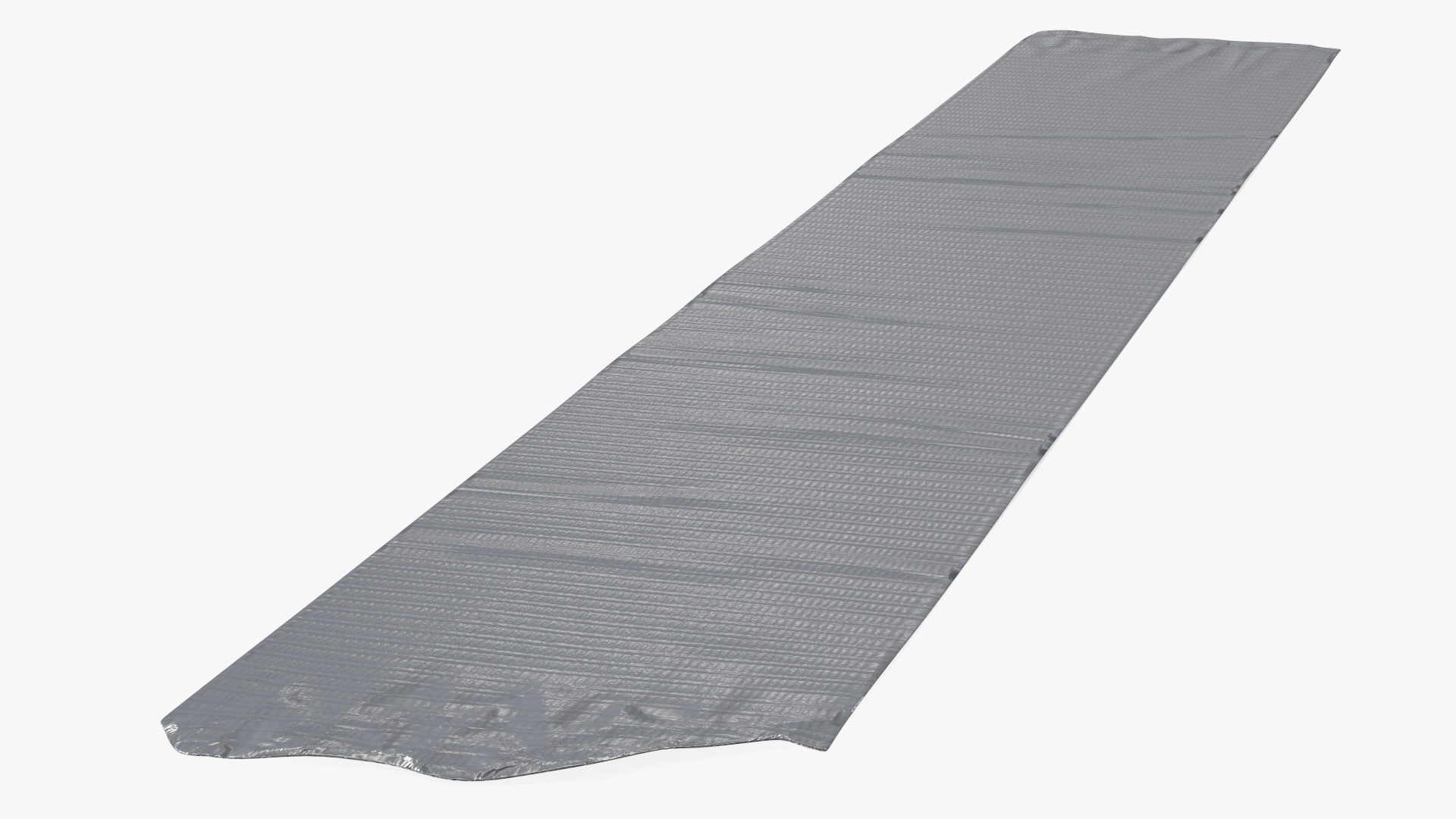3D model Strip of Silver Gray Duct Tape