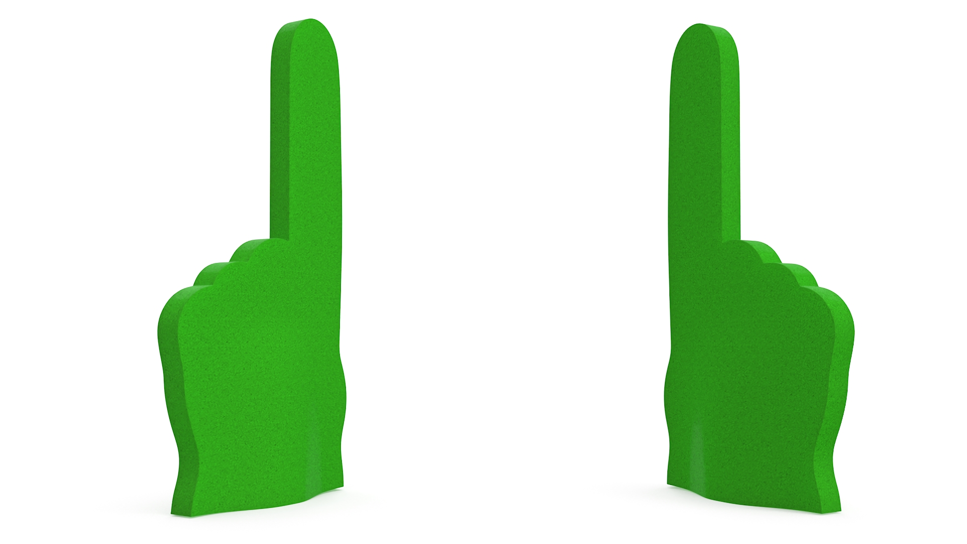 3D model Foam Hand Green