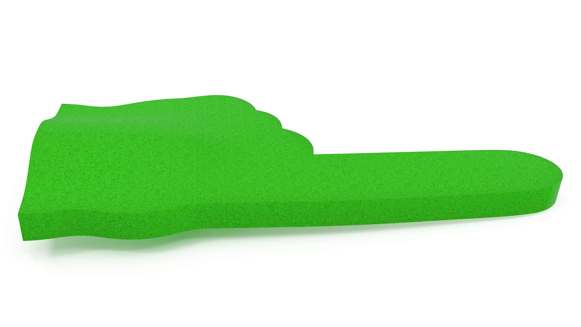 3D model Foam Hand Green