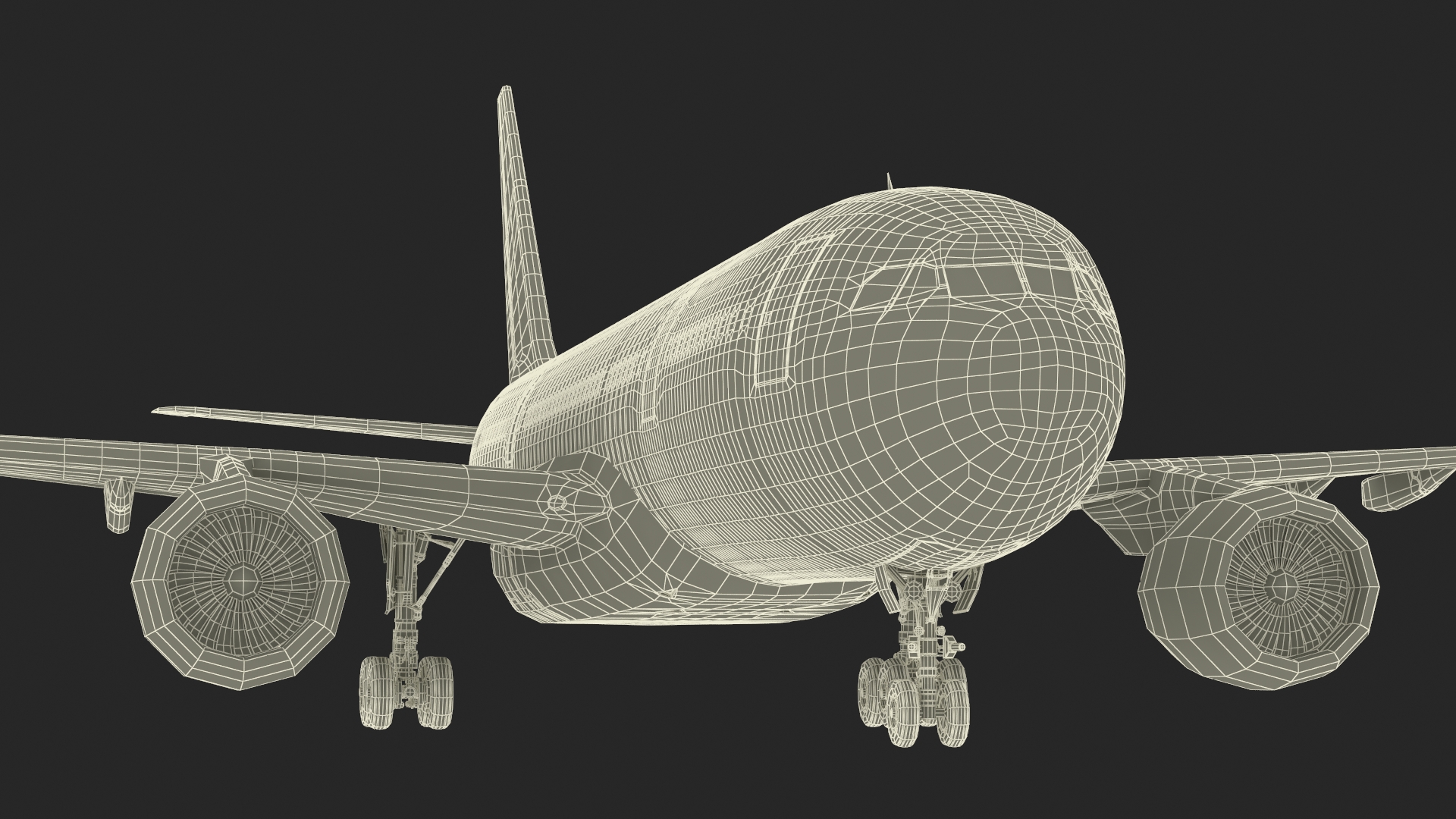 Emirates Airbus A330-200 3D model