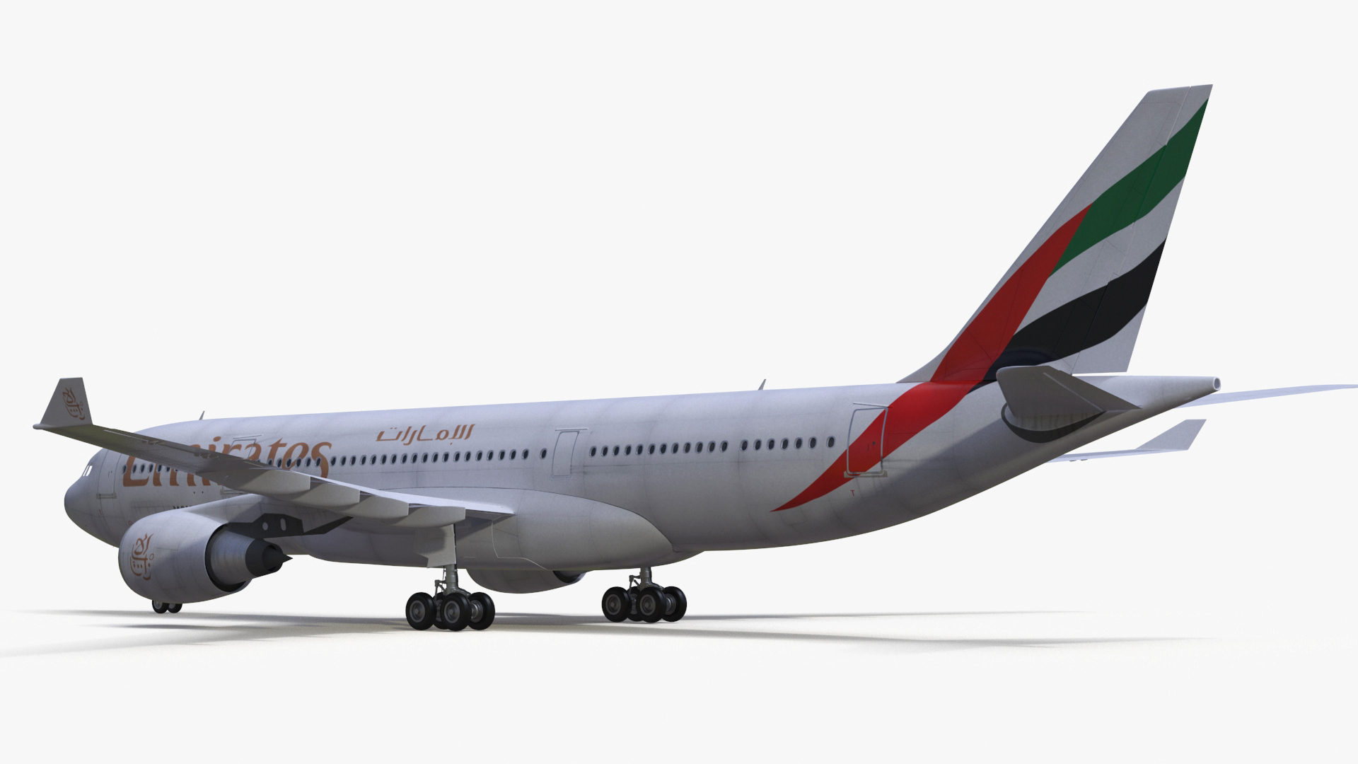 Emirates Airbus A330-200 3D model