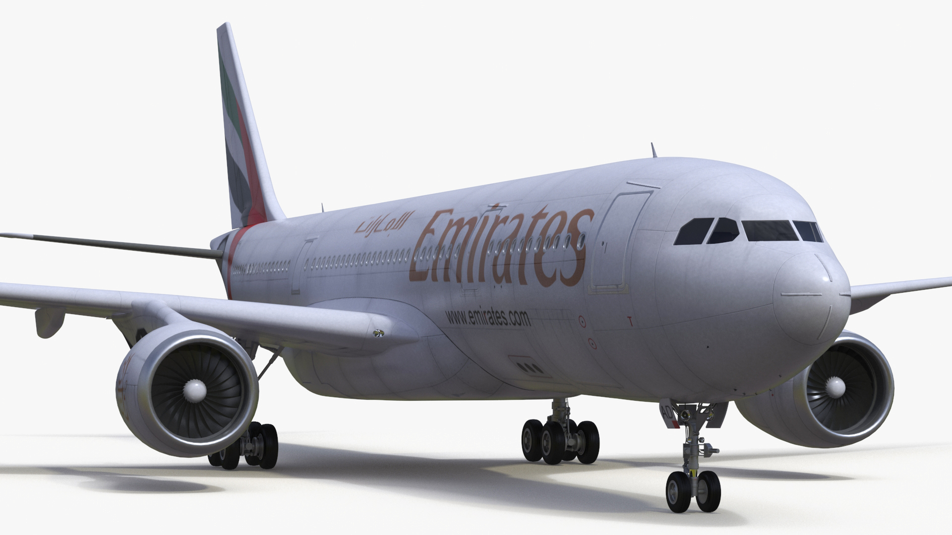 Emirates Airbus A330-200 3D model