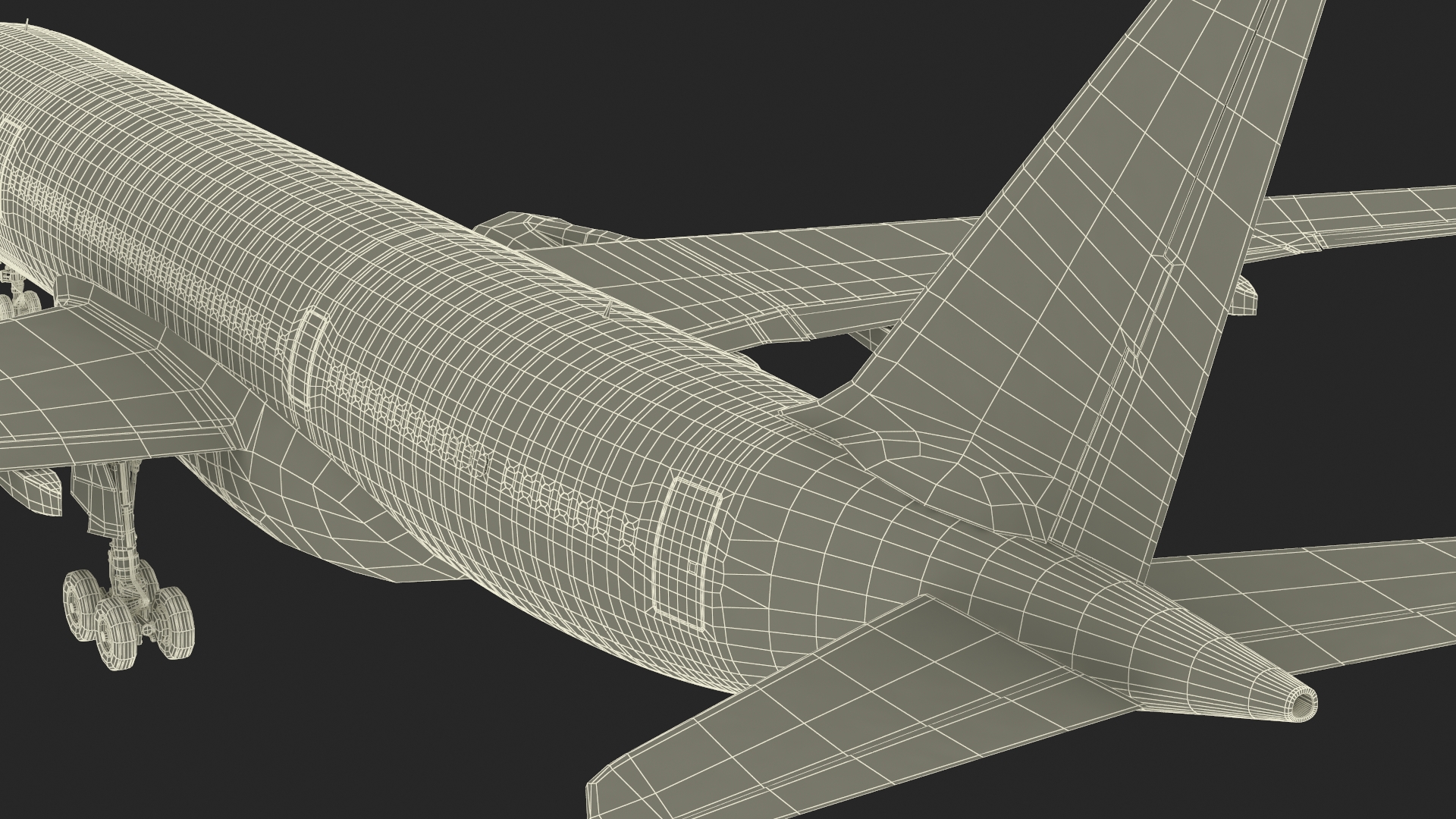 Emirates Airbus A330-200 3D model