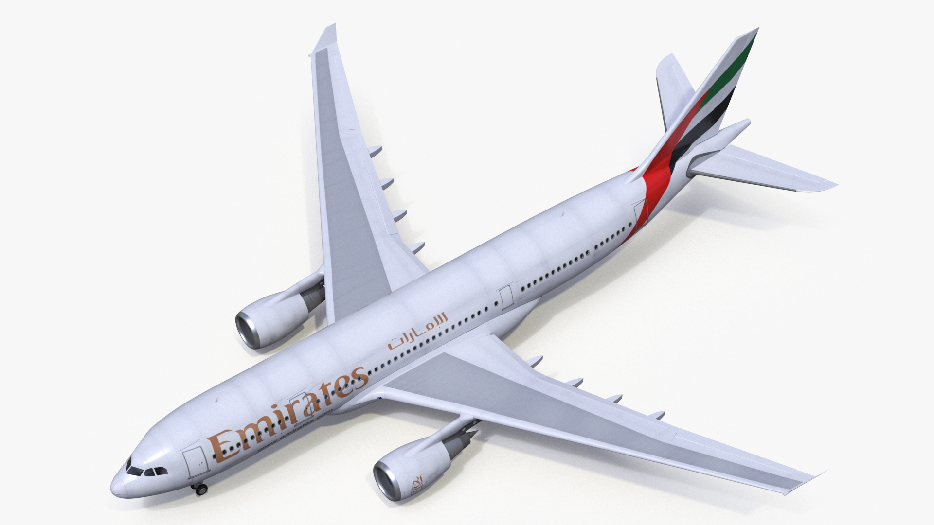 Emirates Airbus A330-200 3D model
