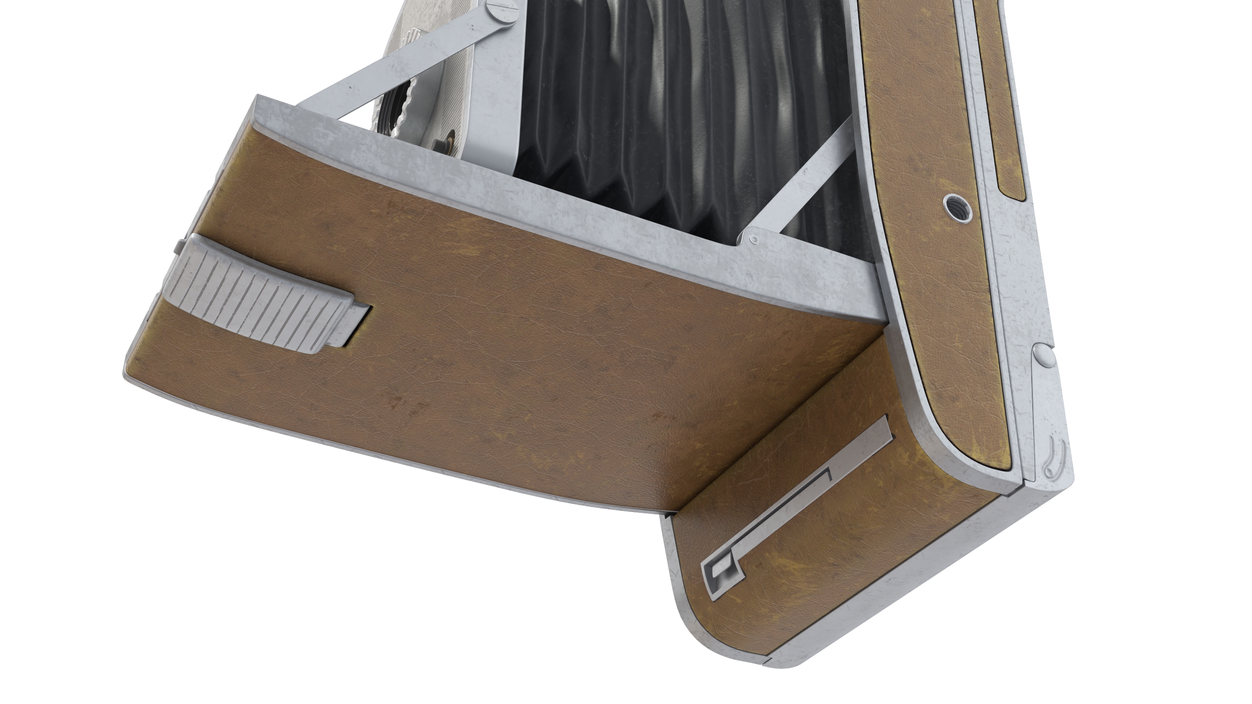 3D Old Vintage Folding Camera