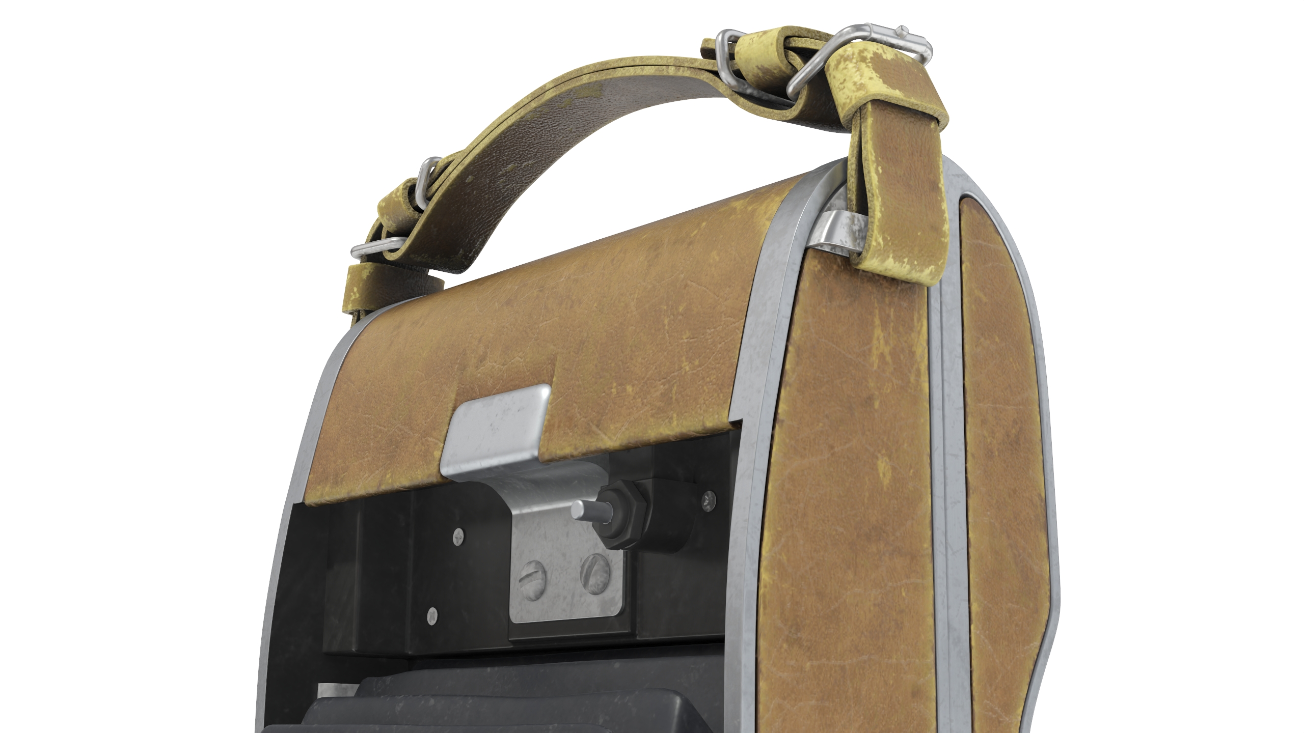 3D Old Vintage Folding Camera