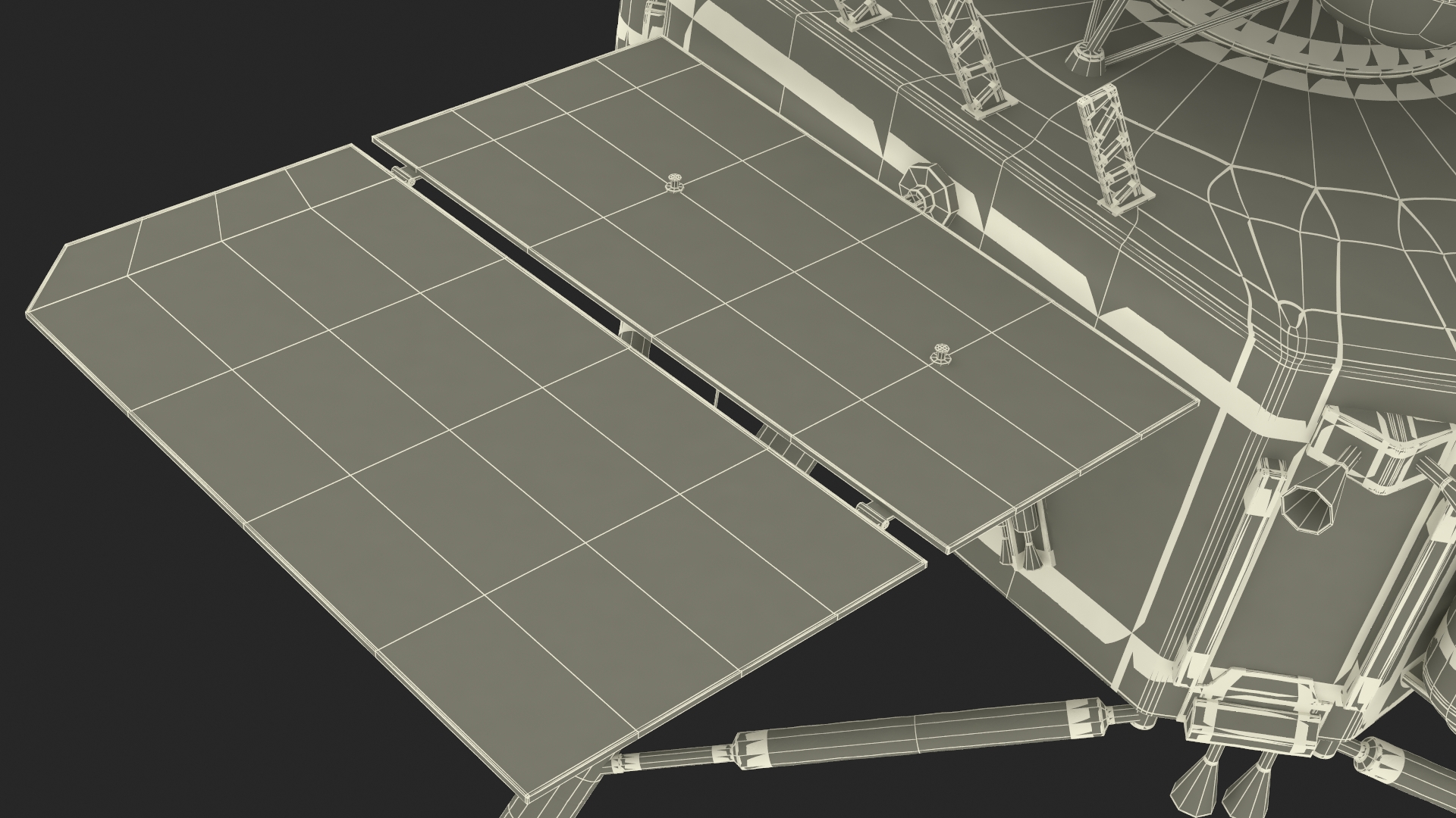 Model of the Change-5 Lunar Lander 3D model