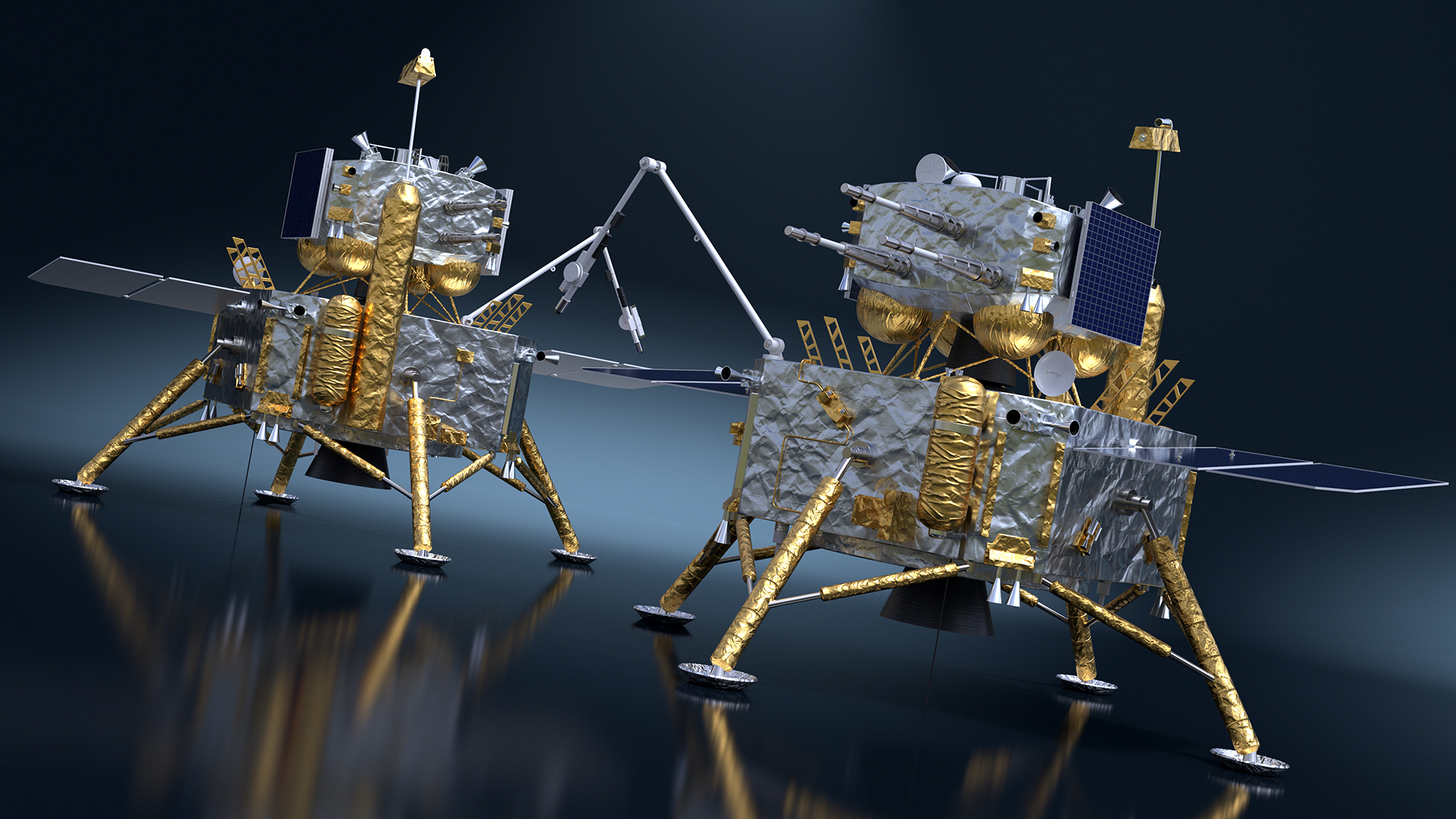 Model of the Change-5 Lunar Lander 3D model