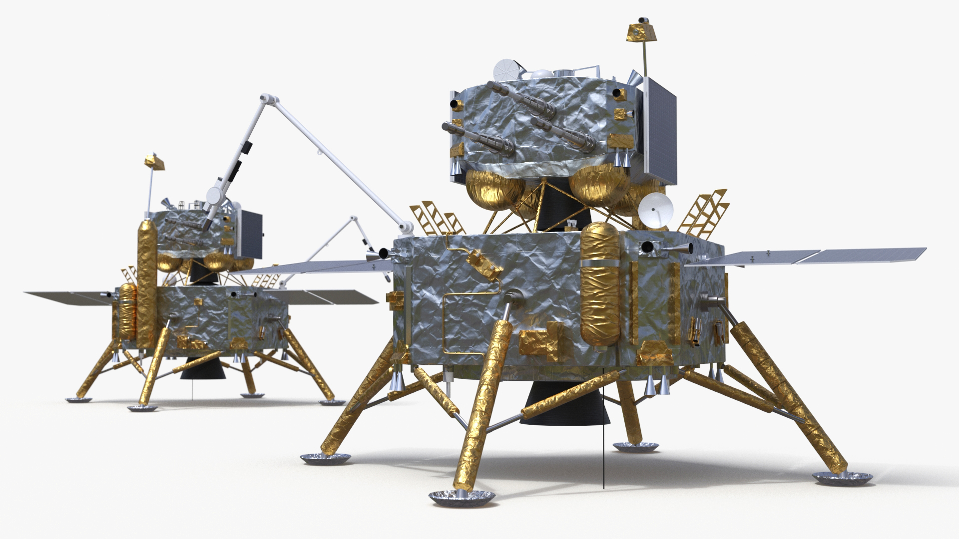 Model of the Change-5 Lunar Lander 3D model