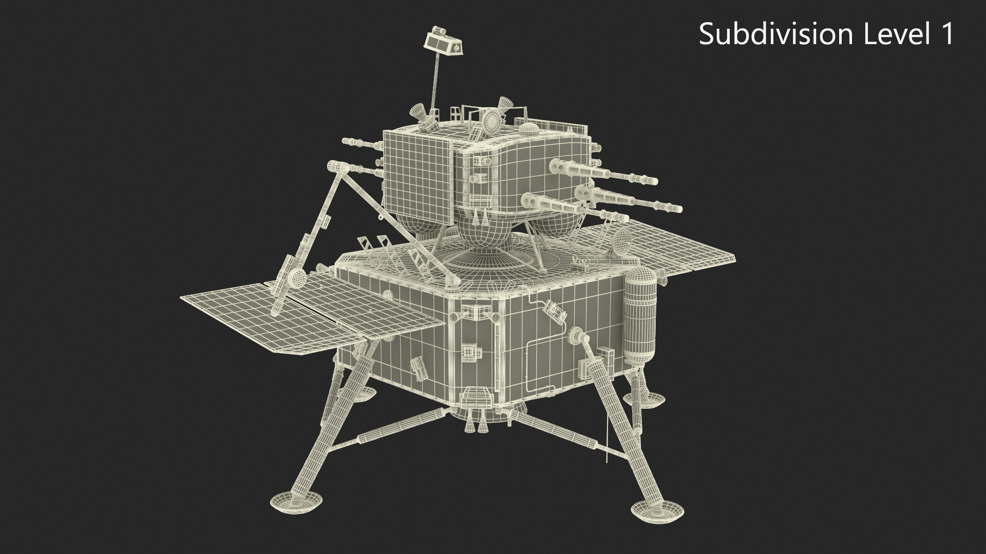 Model of the Change-5 Lunar Lander 3D model