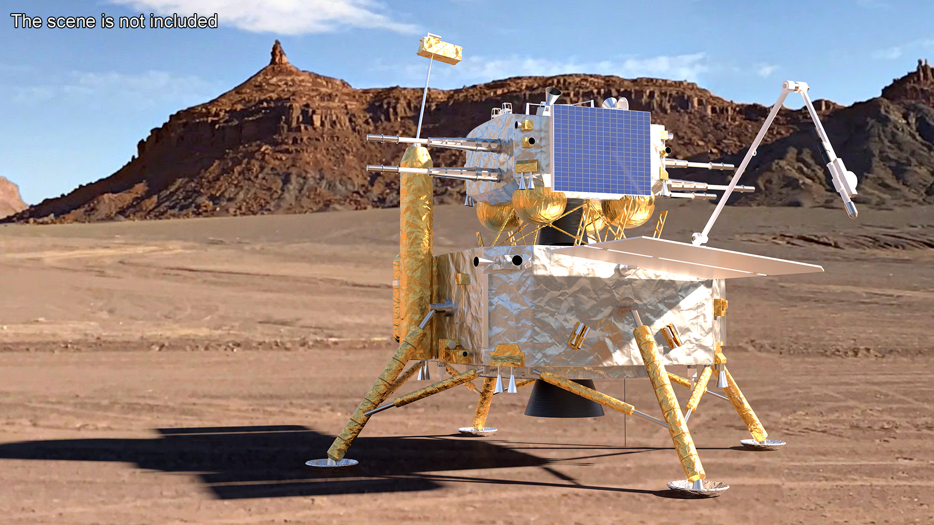 Model of the Change-5 Lunar Lander 3D model