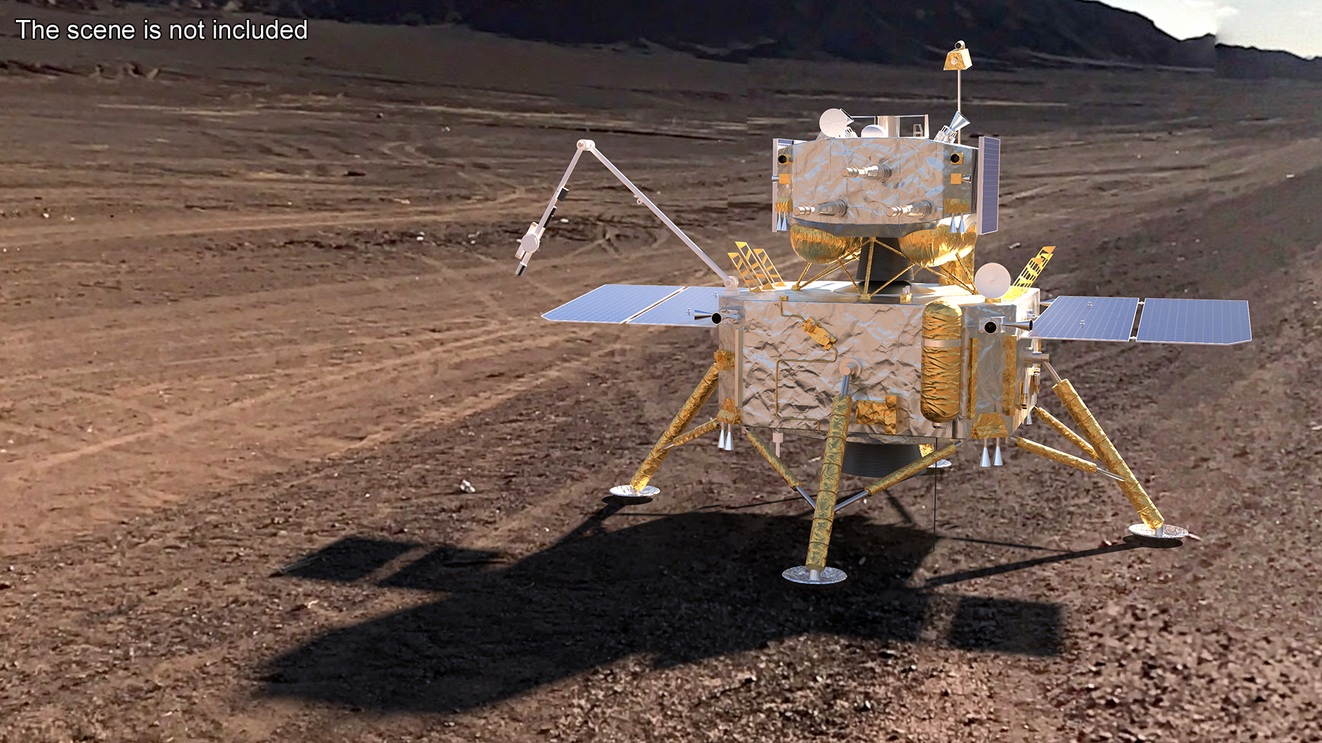 Model of the Change-5 Lunar Lander 3D model
