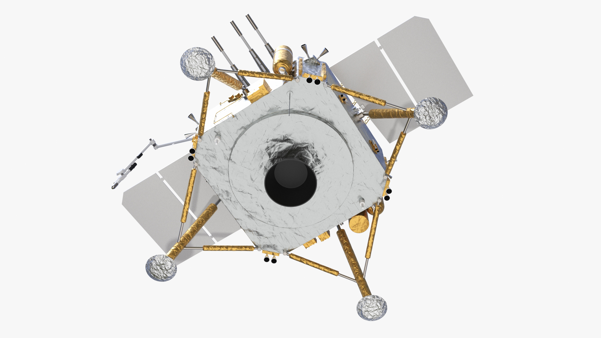 Model of the Change-5 Lunar Lander 3D model