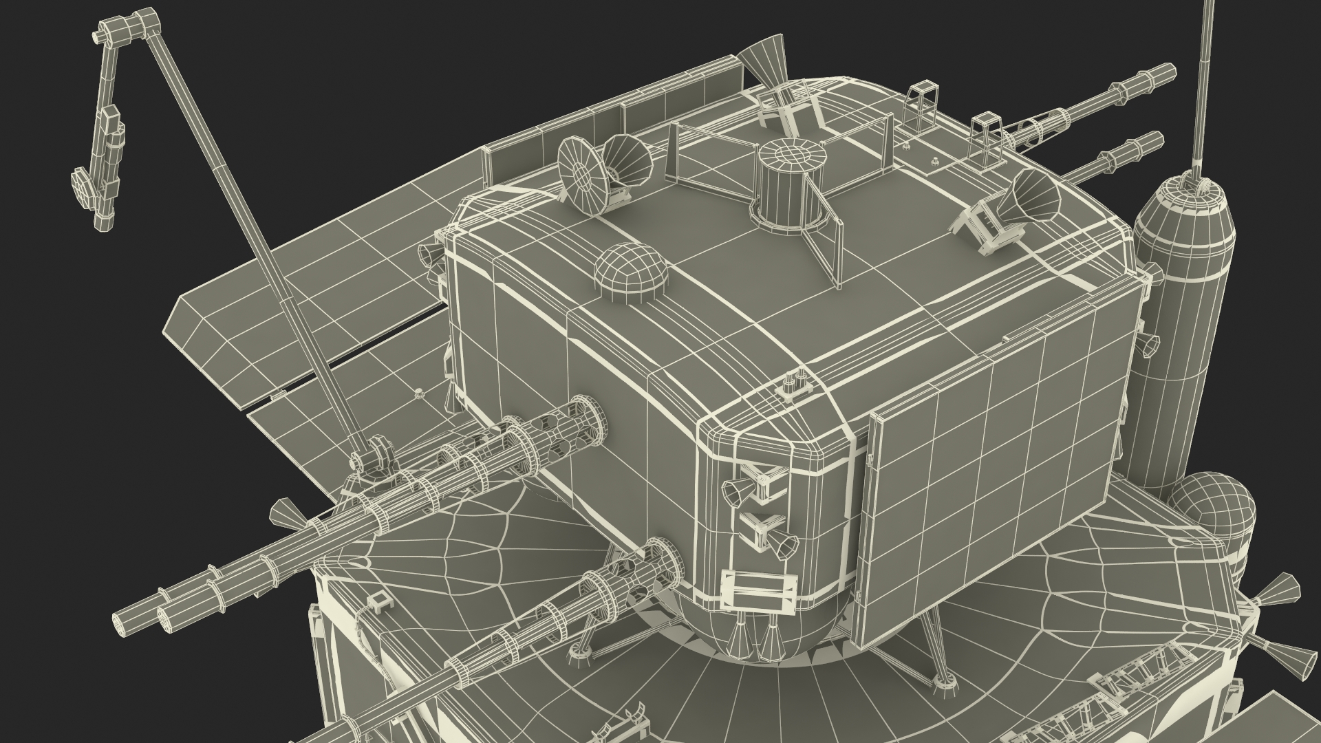 Model of the Change-5 Lunar Lander 3D model