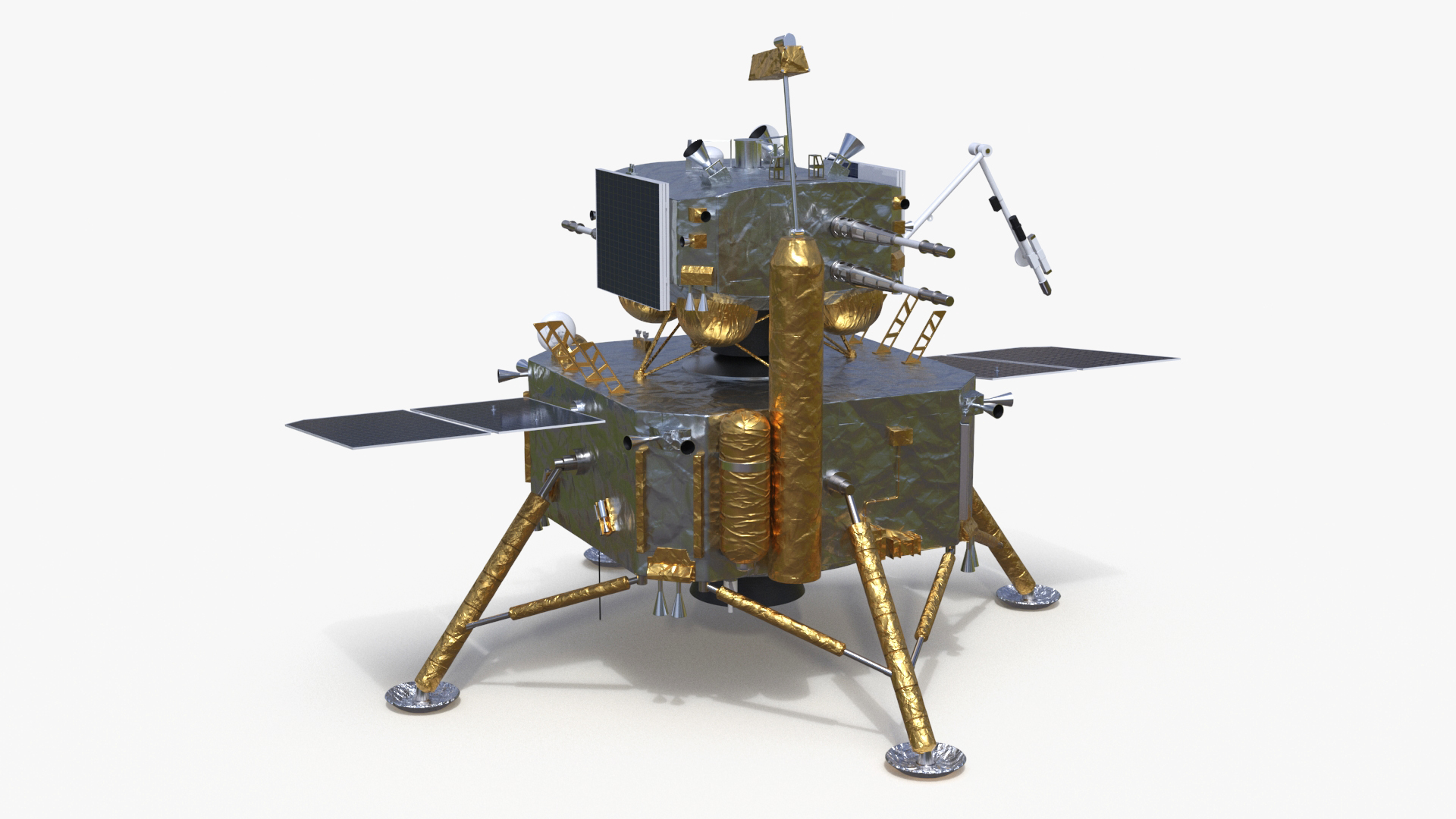 Model of the Change-5 Lunar Lander 3D model