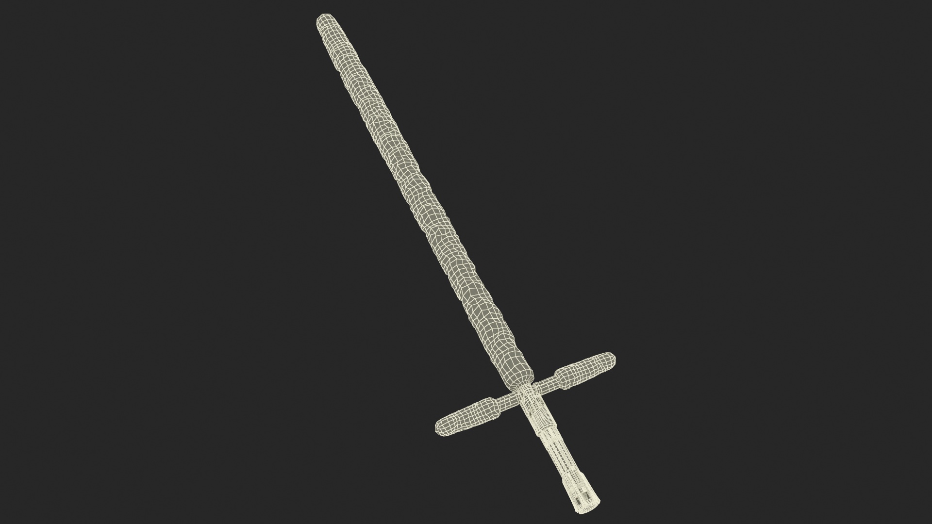 3D model Kylo Ren Crossguard Lightsaber