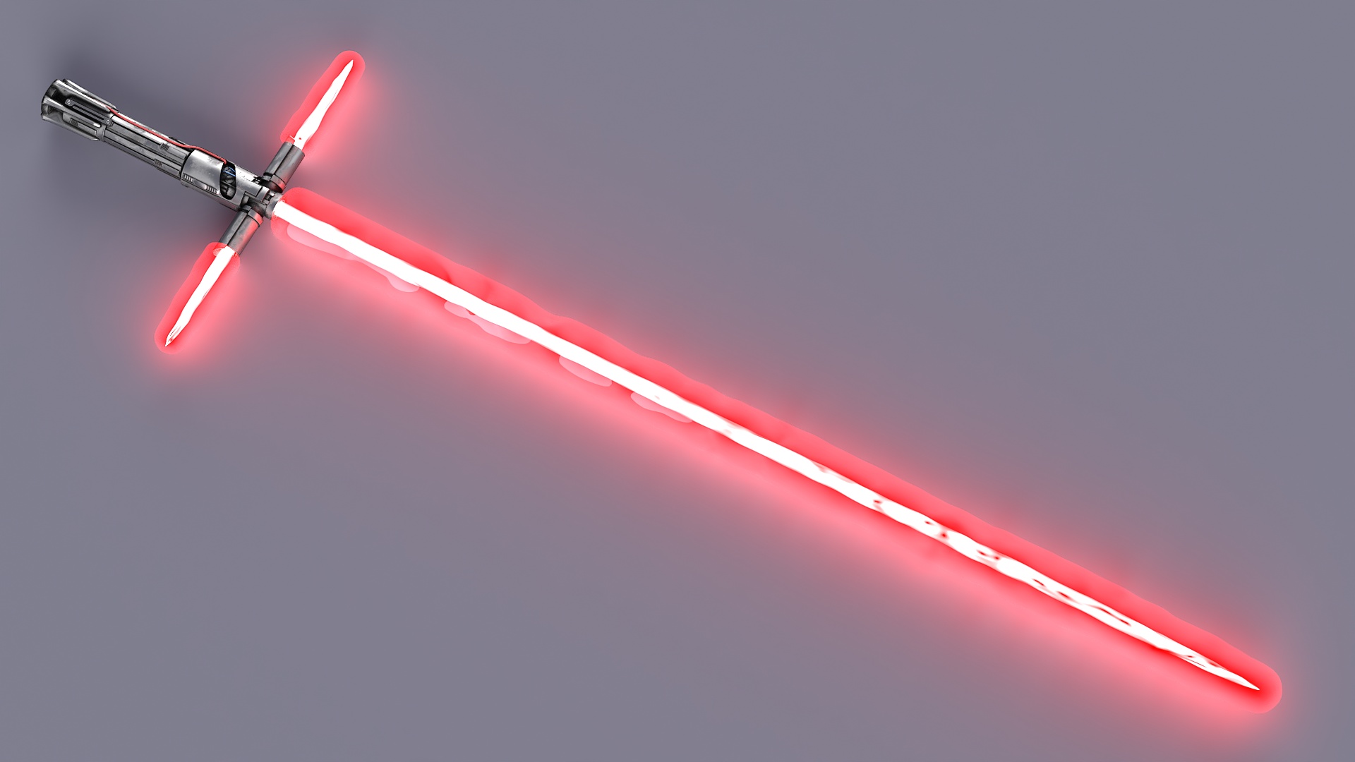 3D model Kylo Ren Crossguard Lightsaber