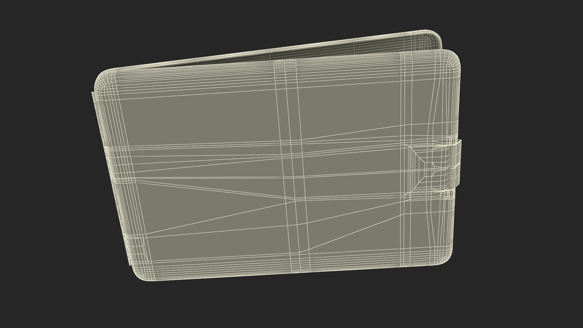3D model Open Storage Clipboard Orange Empty