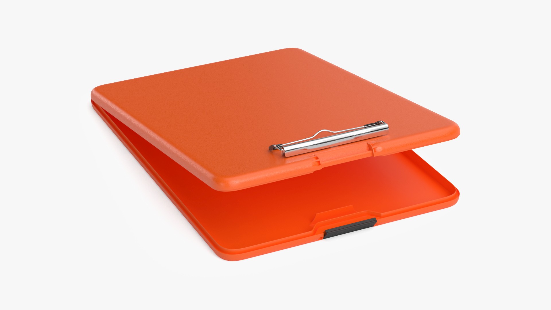 3D model Open Storage Clipboard Orange Empty