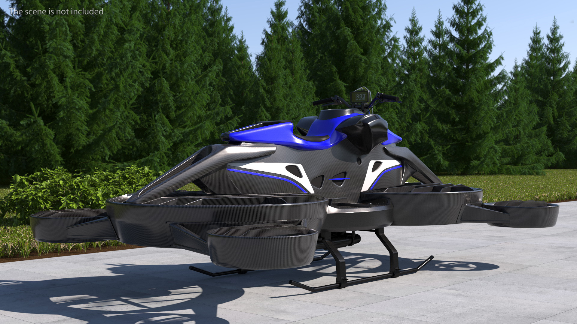 Blue Fly Hoverbike XTURISMO 3D
