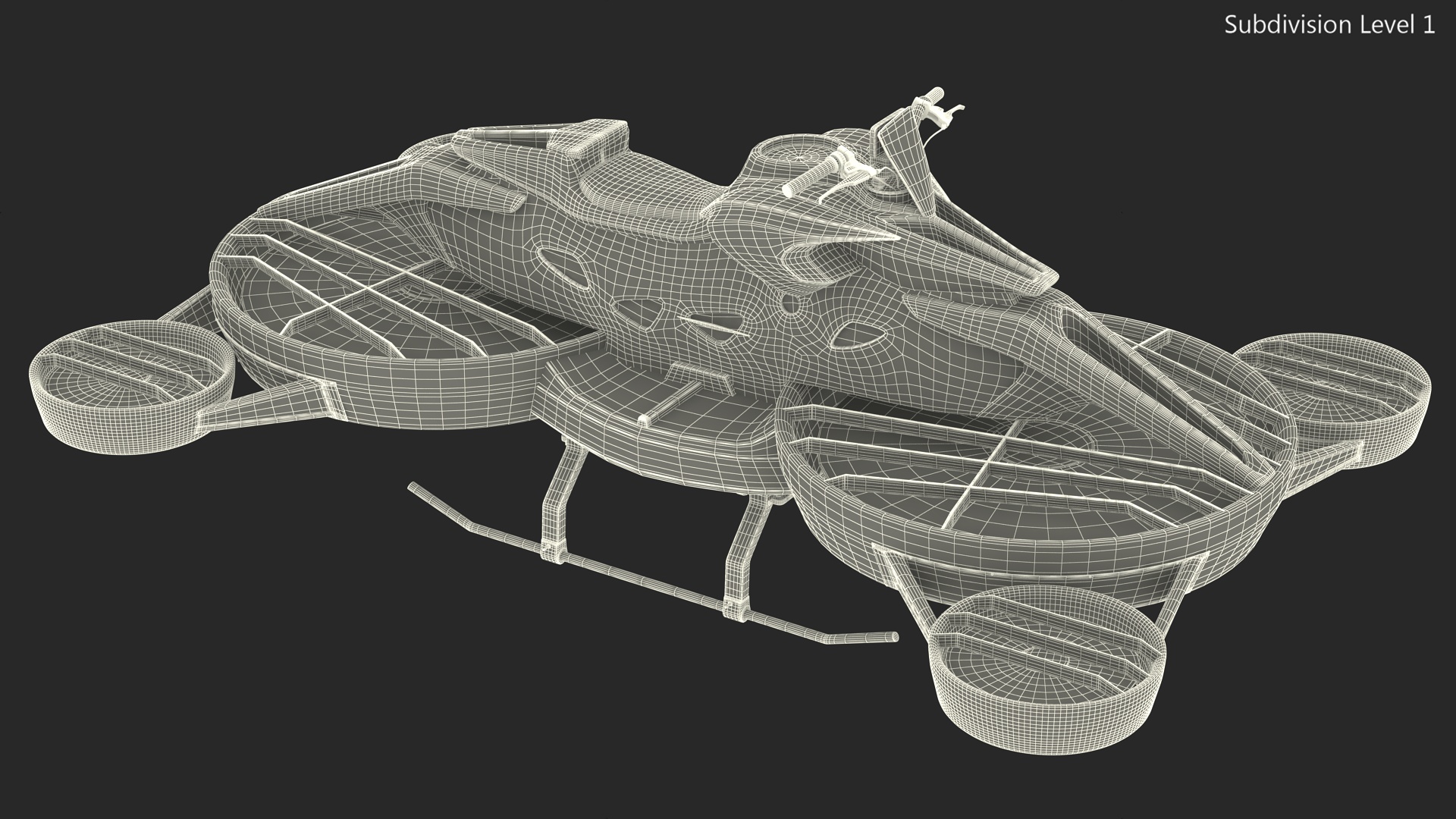 Blue Fly Hoverbike XTURISMO 3D