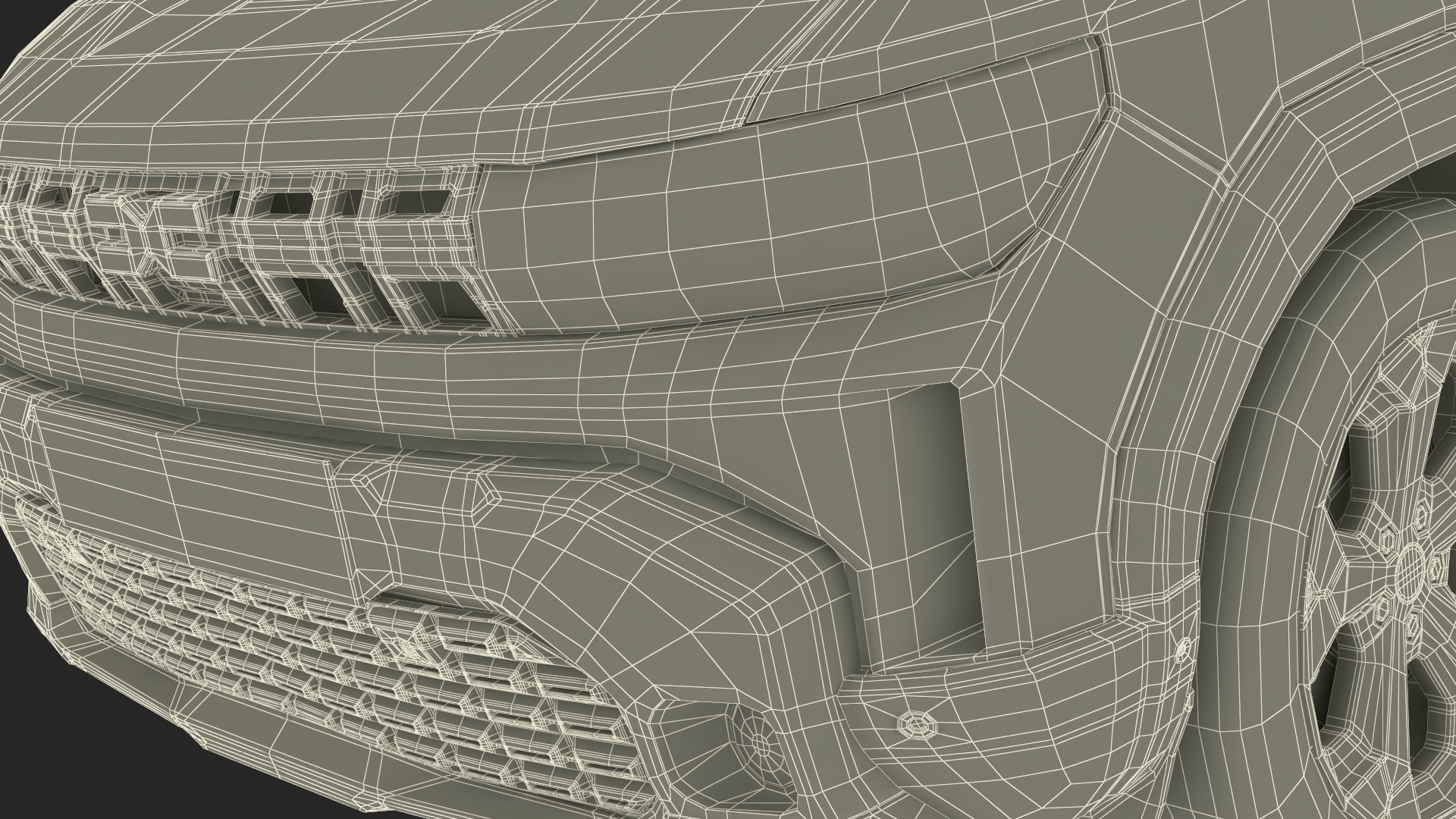 Dacia Duster 2024 Crossover Simplified Black 3D model