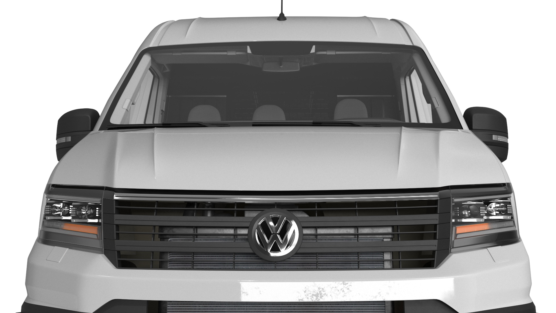 Volkswagen Crafter Van 2024 White Color 3D model